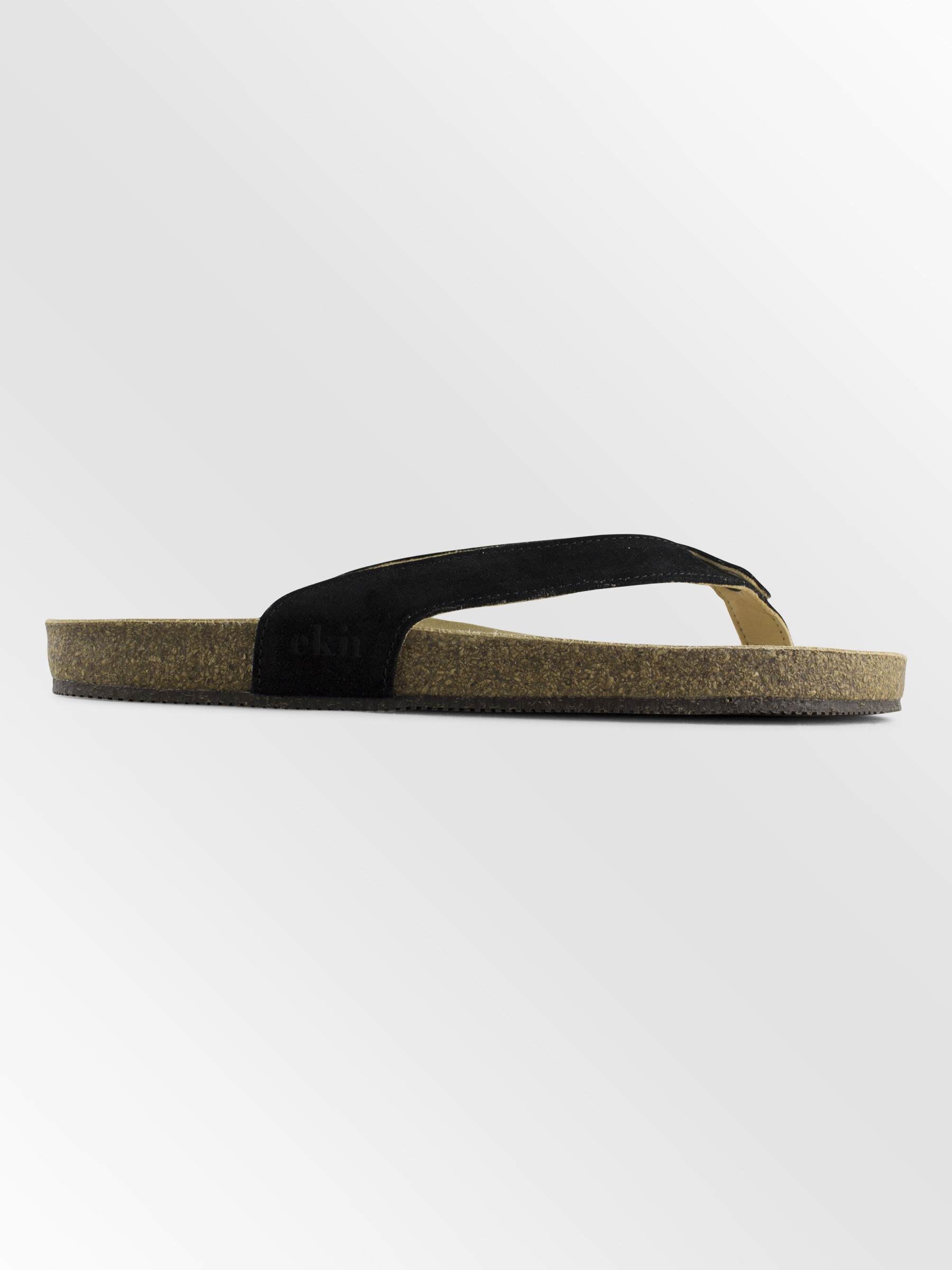 Schuhe Sandal Leather black suede ekn Footwear