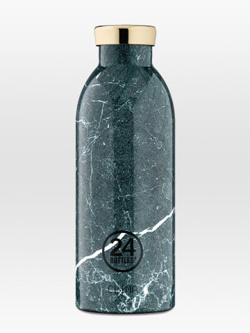 Thermosflasche Clima green marble 24Bottles