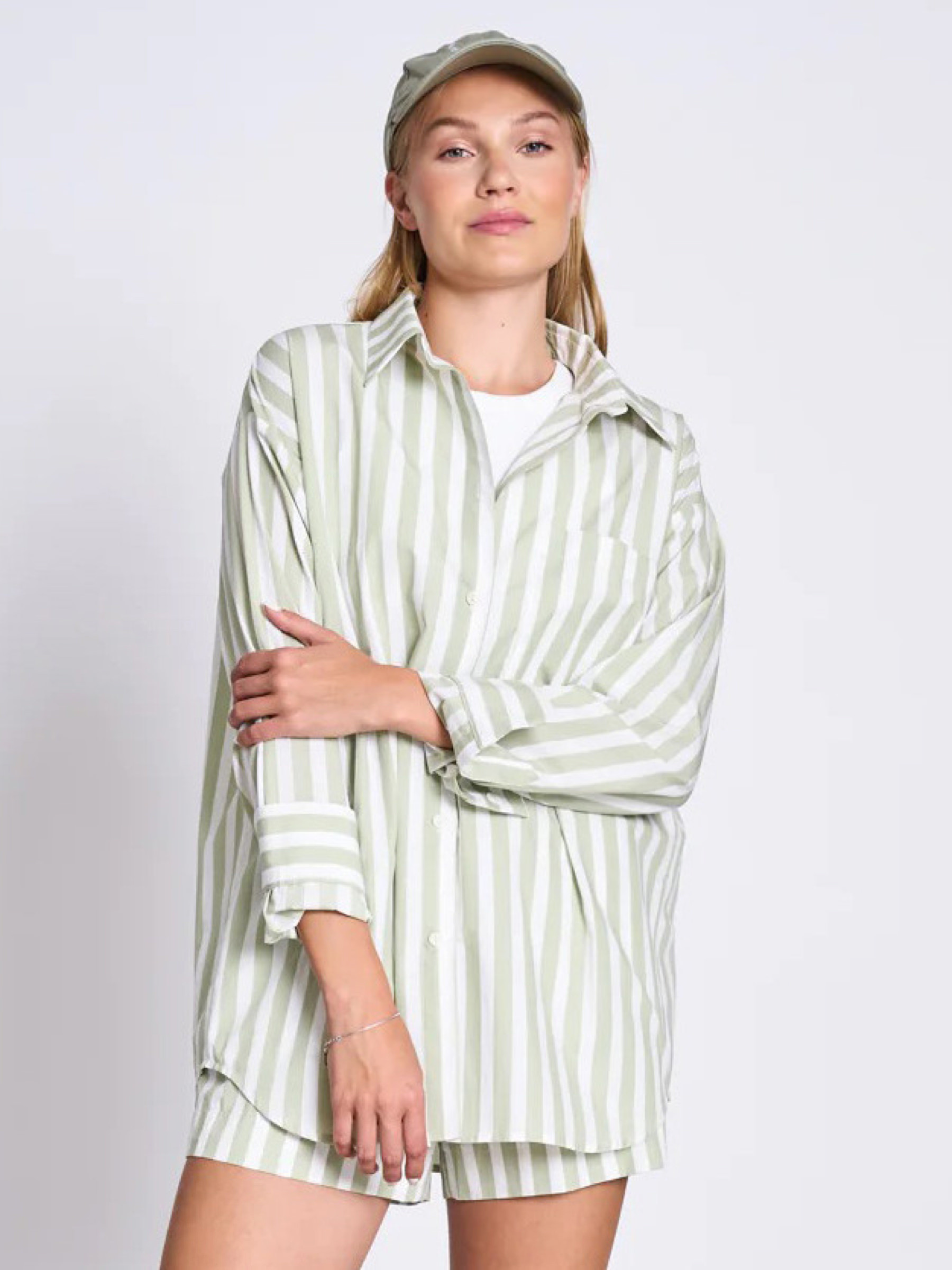 Bluse Blouse Mamro pistachio striped Jan 'n June