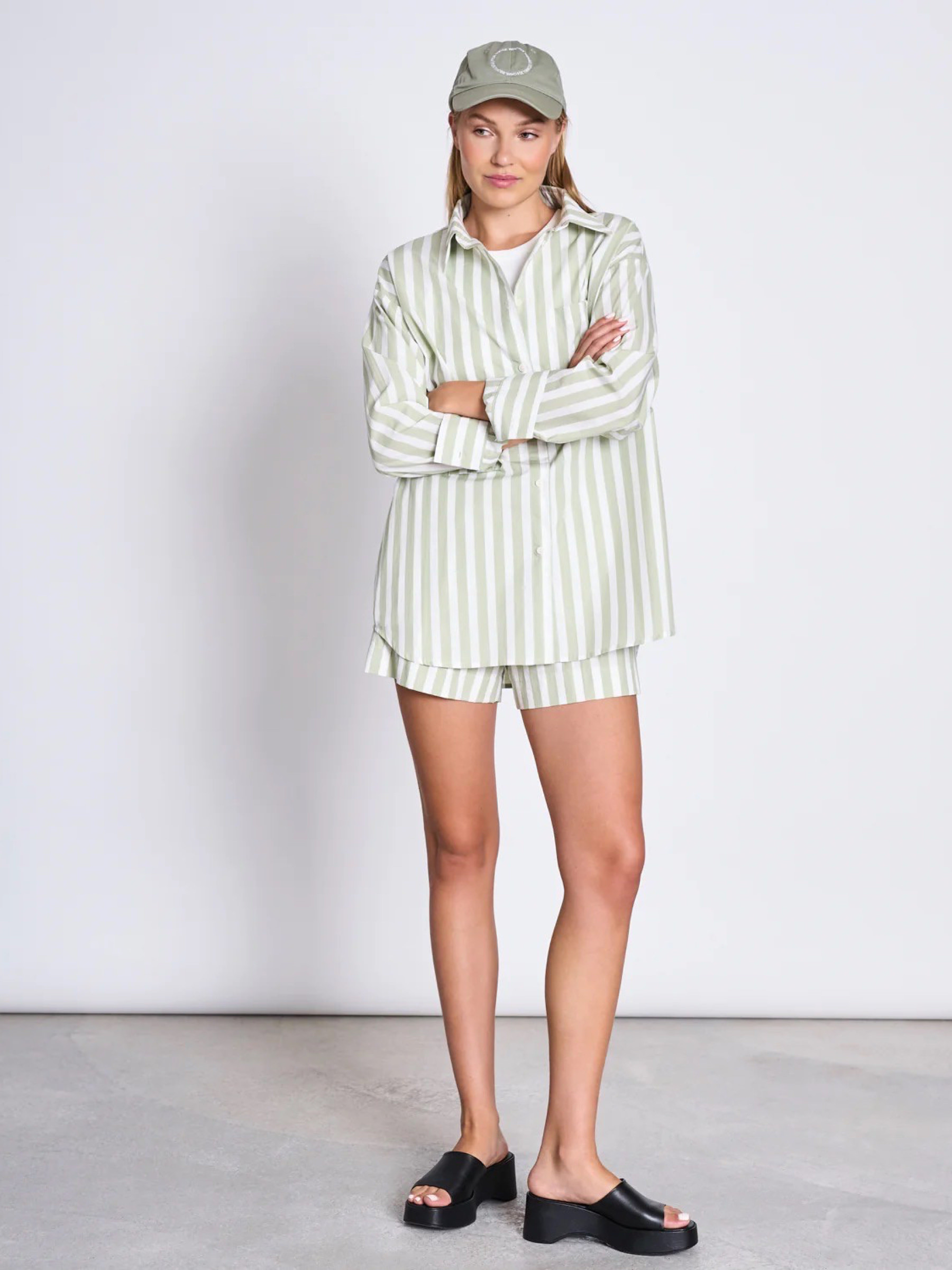 Bluse Blouse Mamro pistachio striped Jan 'n June