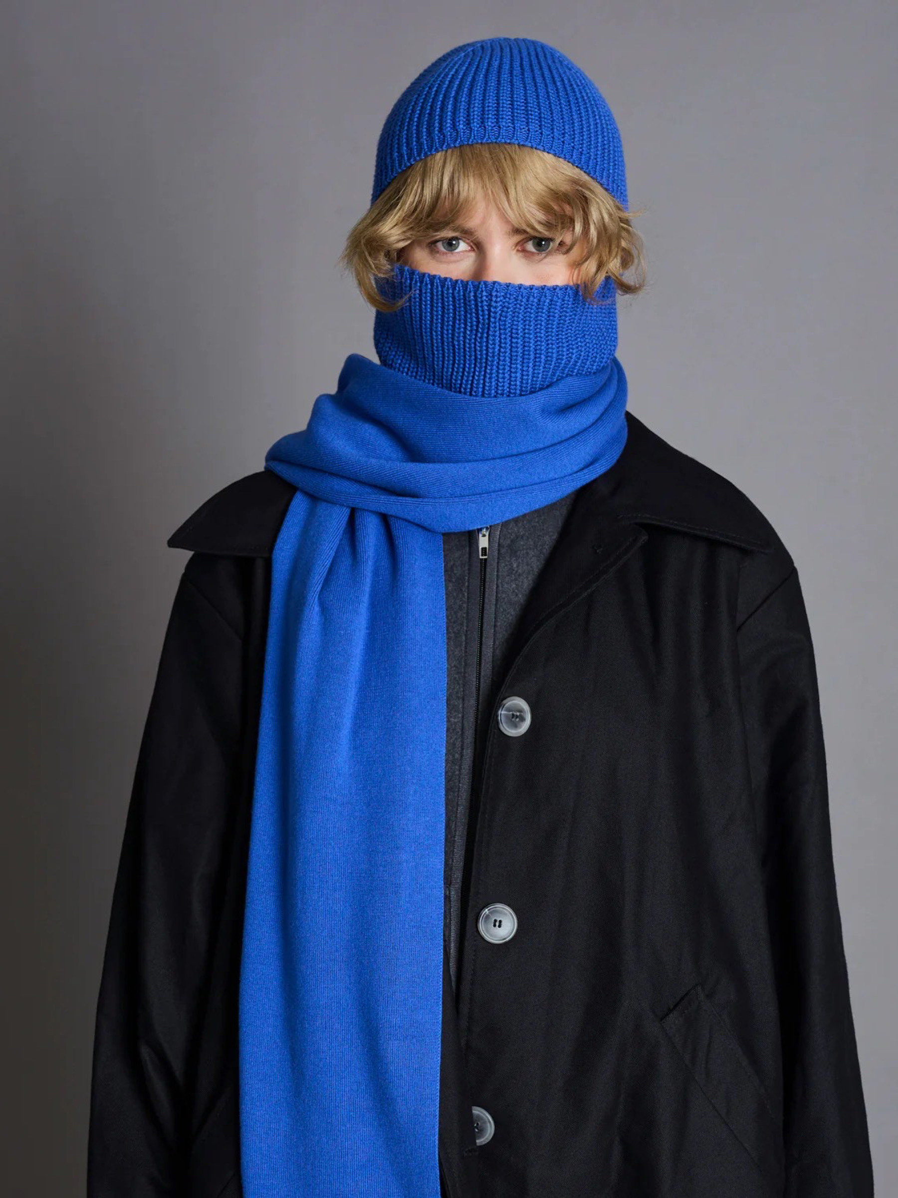 Mütze Balaclava Chaka dark azure Jan 'n June