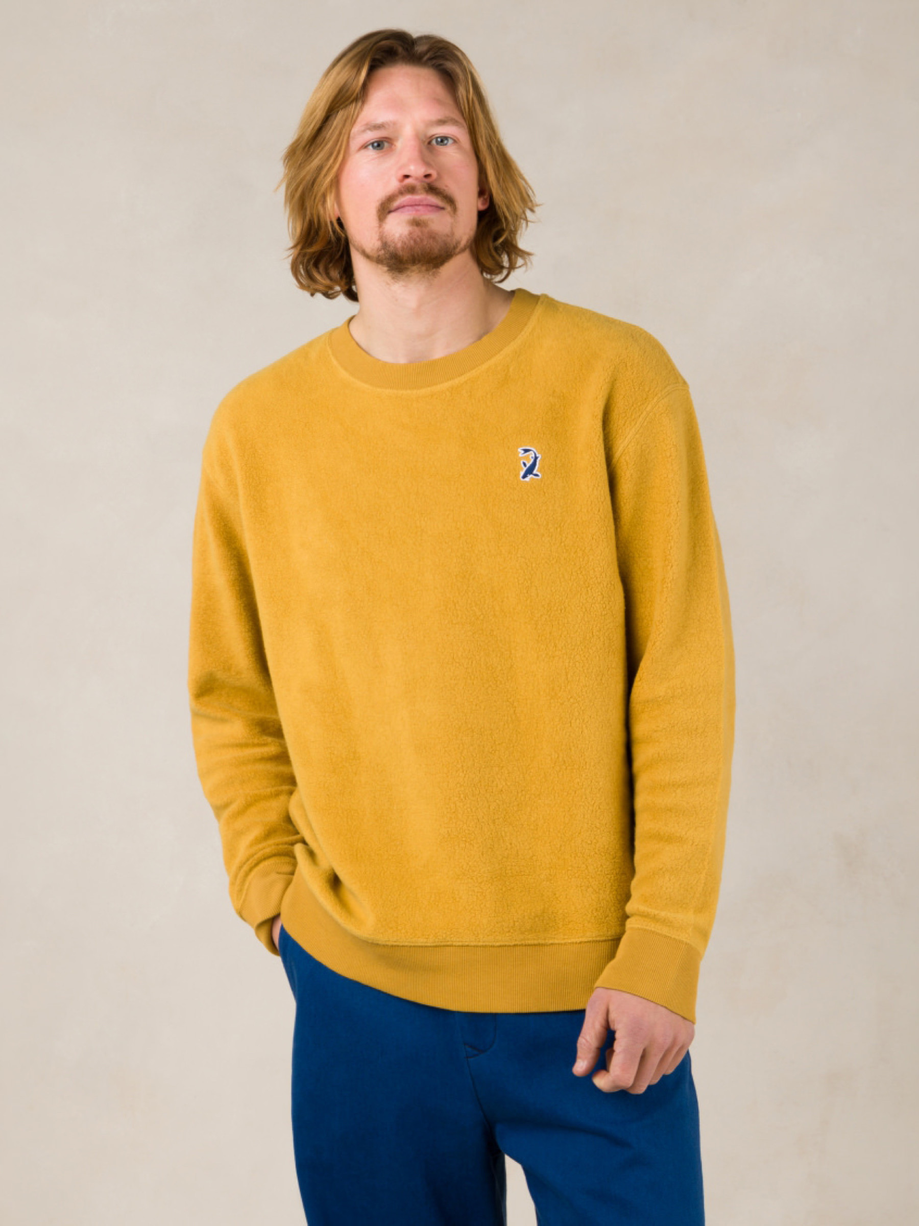 Pullover Neil ochre carp Kings of Indigo – K.O.I.