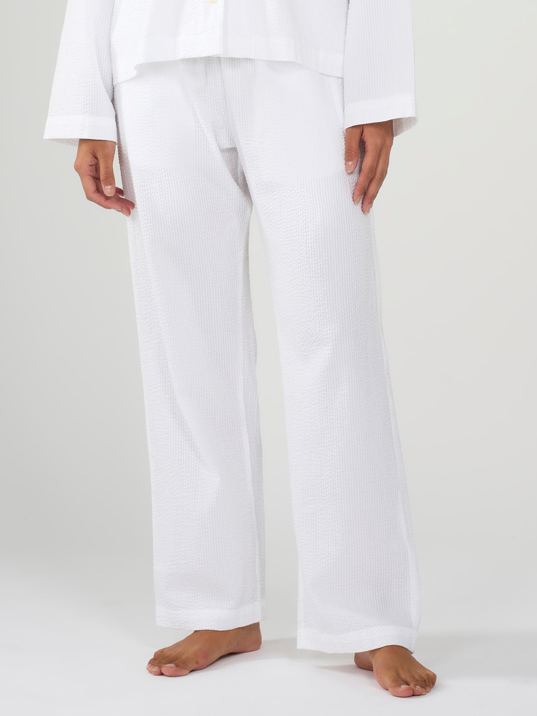 Hose Pyjamas Pants bright white Knowledge Cotton Apparel