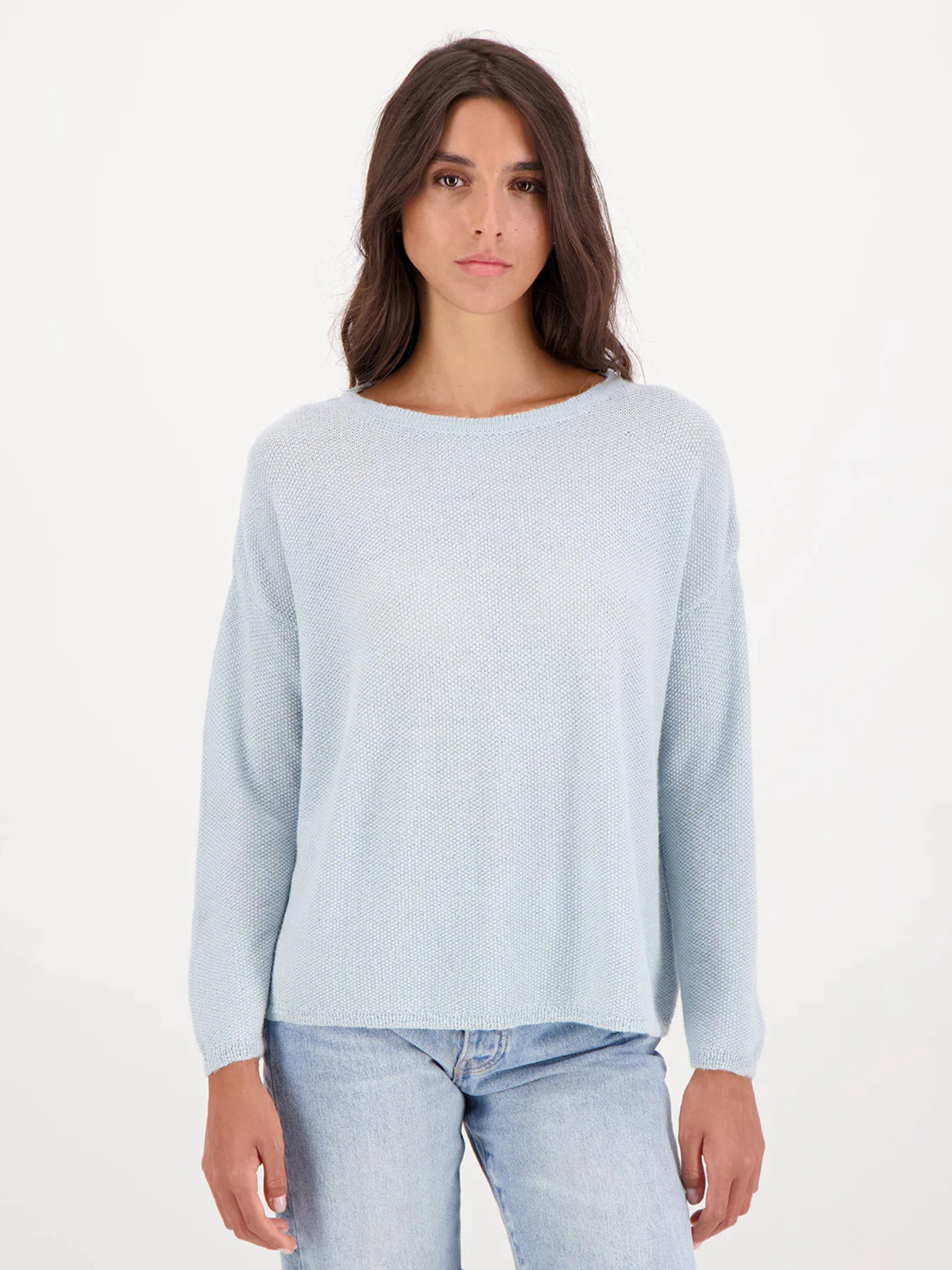 Pullover Gwenn Sweater light blue Les Racines Du Ciel