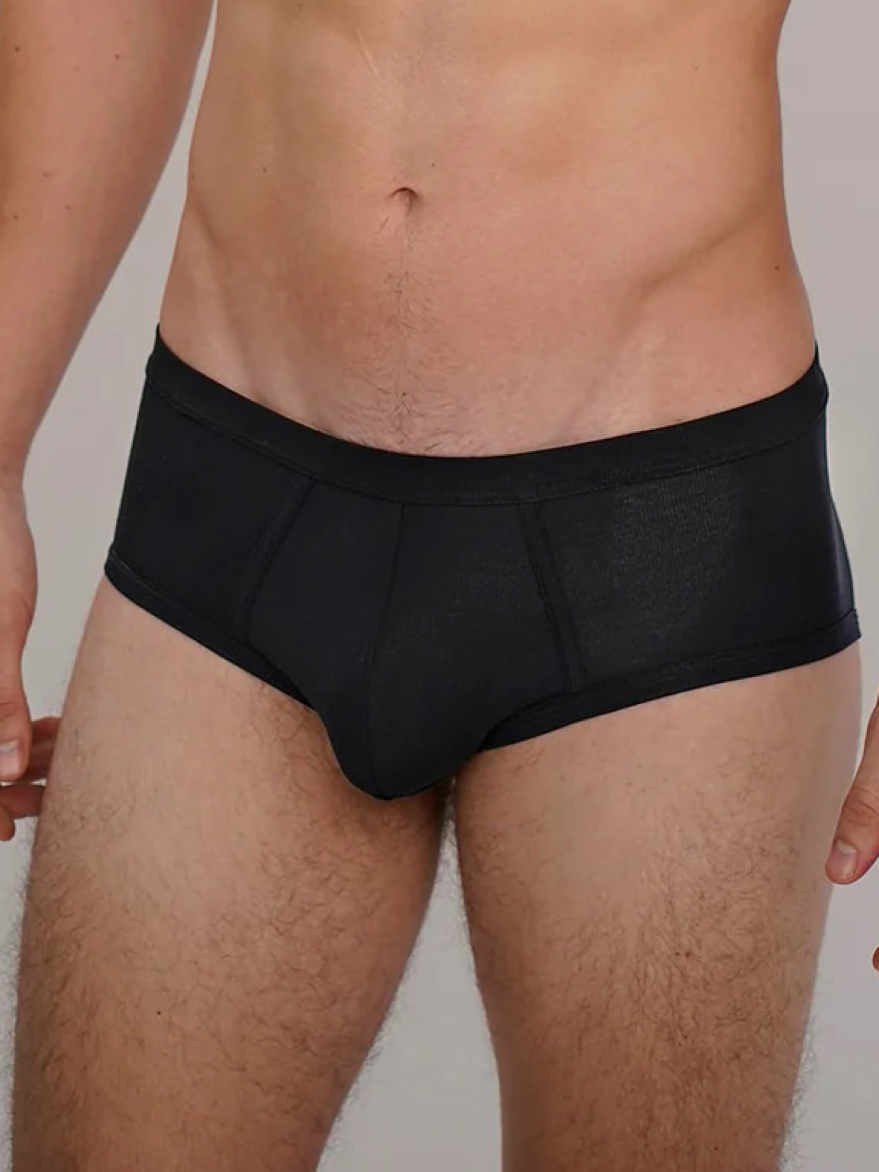 Unterhose Brief black moi-basics