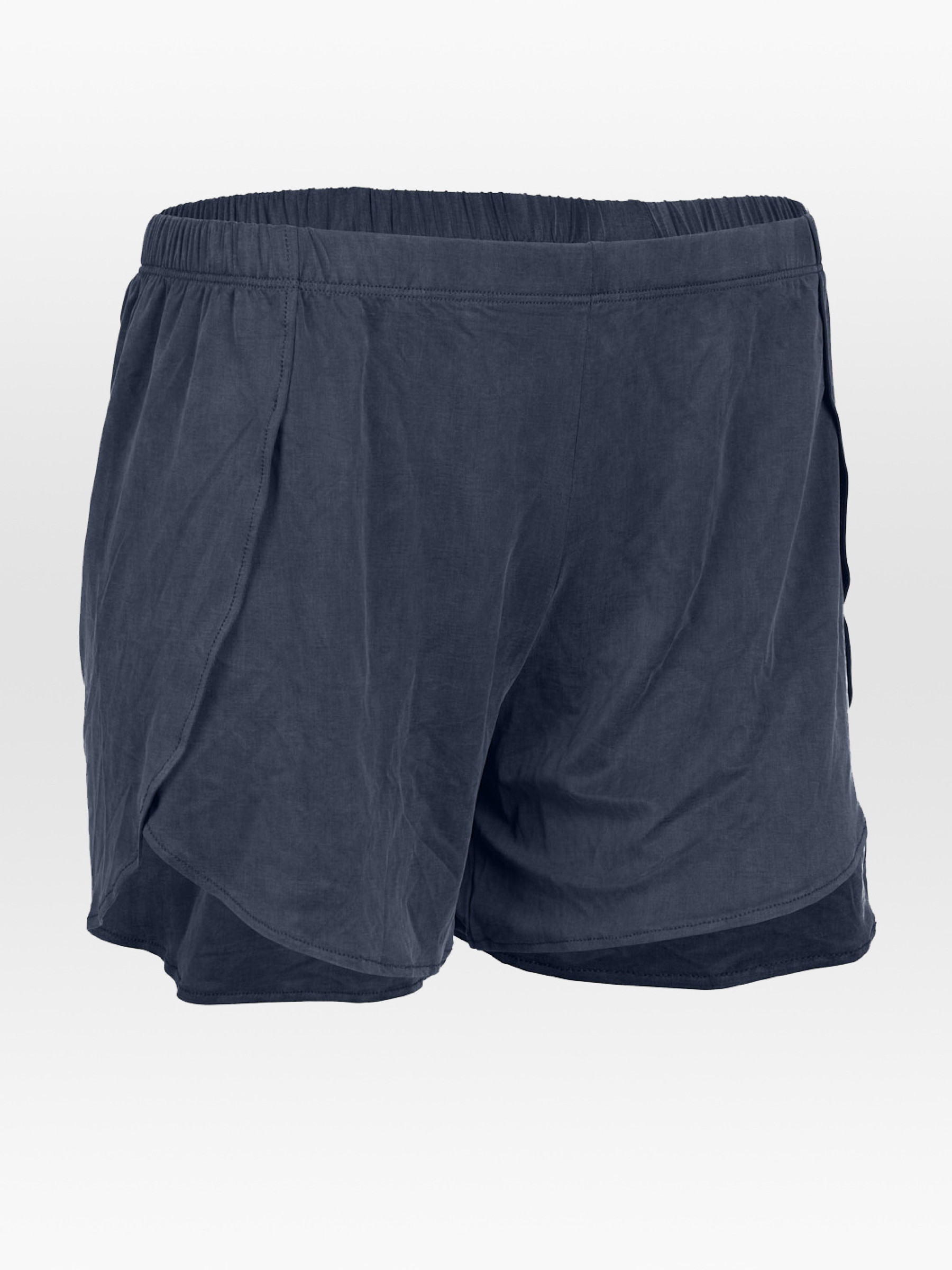 Hose Cupro Lounge Shorts midnight blue Moya Kala