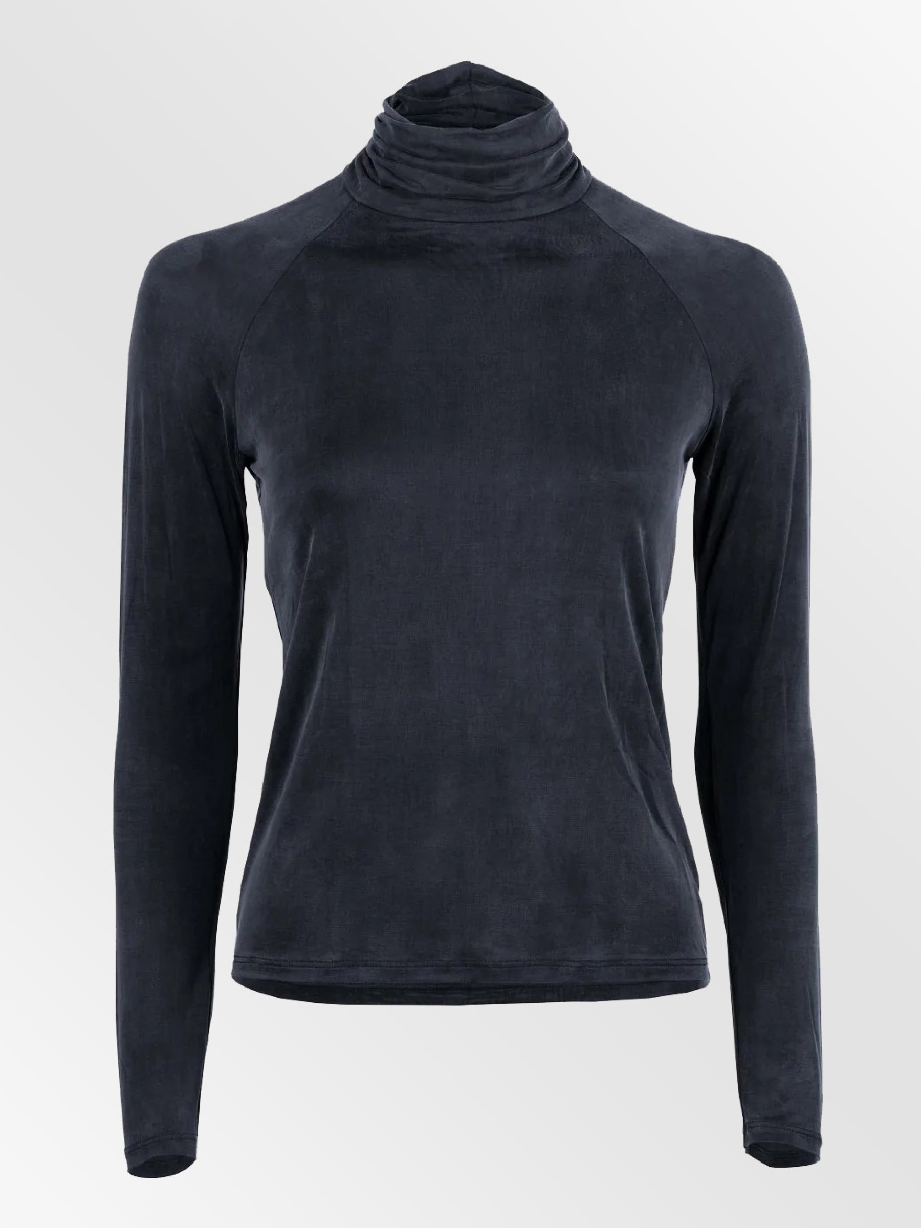 Longsleeve Cupro Tube Neck graphite Moya Kala