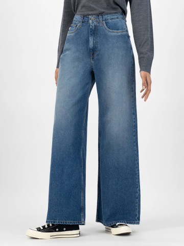 Hose Wyde Sara medium stone Mud Jeans