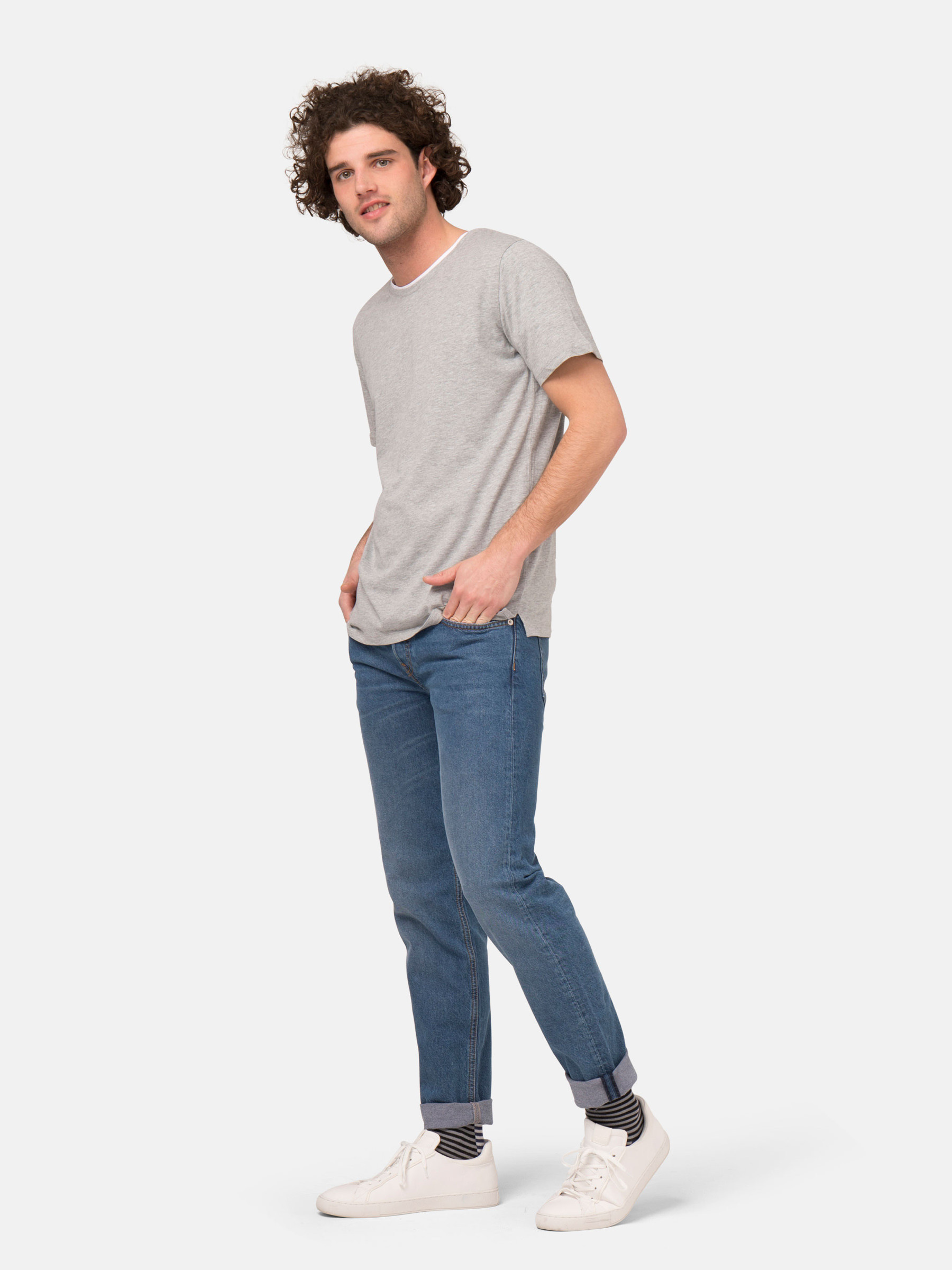 Hose Regular Dunn stone blue Mud Jeans