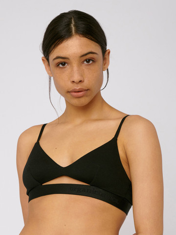 BH Soft Touch Bralette black Organic Basics