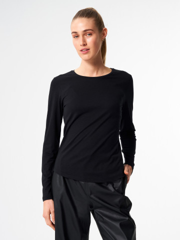 Longsleeve Inspire Tencel Cotton wooden black pinqponq