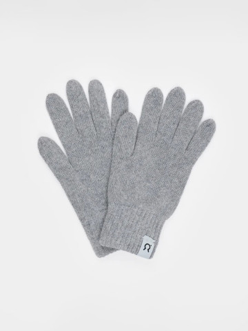 Handschuhe Recycled Cashmere Men Gloves Paolo grey galce Rifo