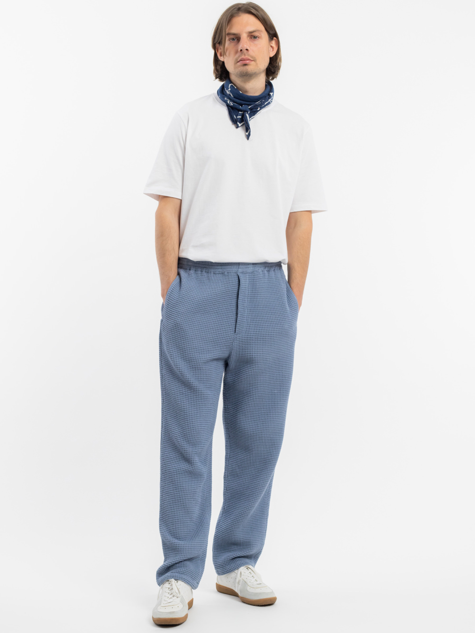 Hose Wide Pant stone blue Rotholz