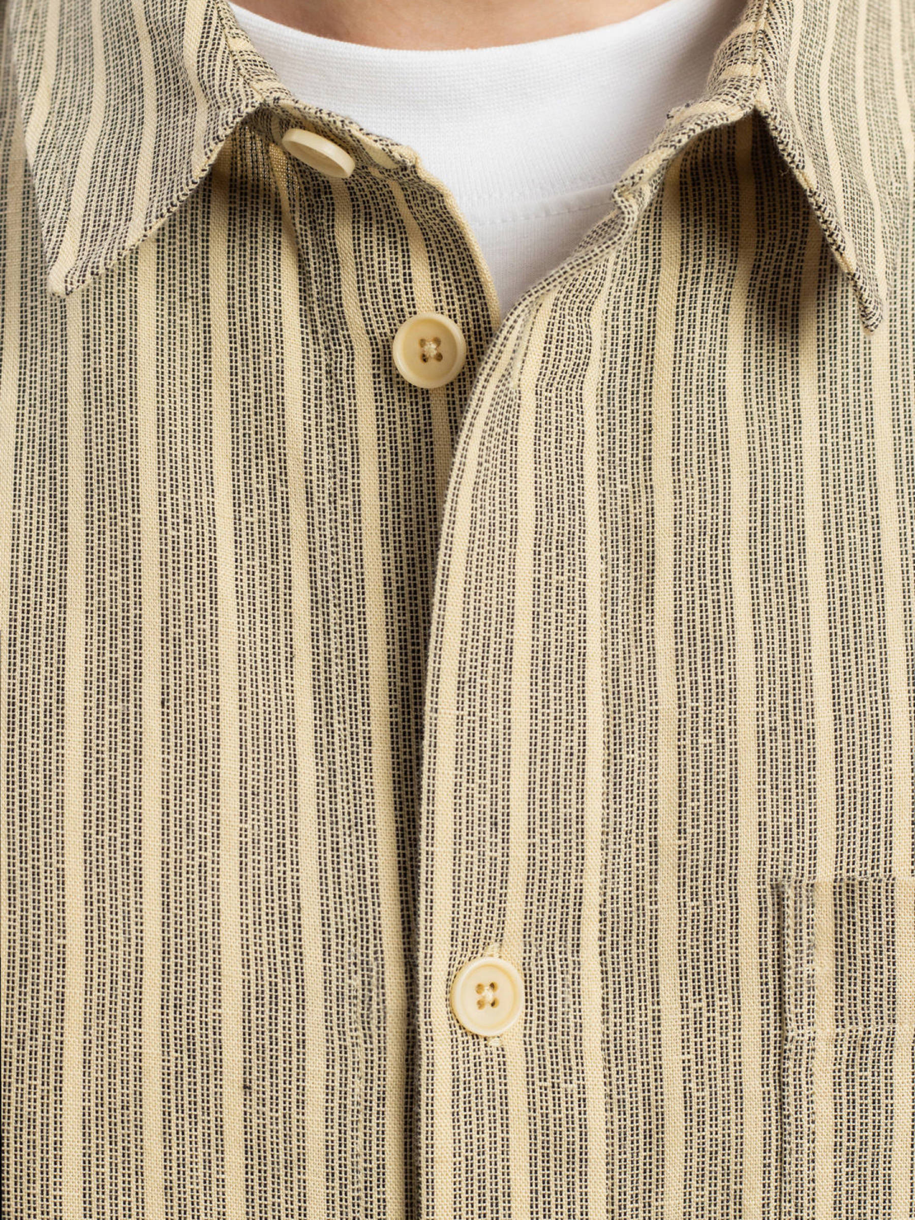 Hemd Casual Shirt heavy pinstripe Rotholz