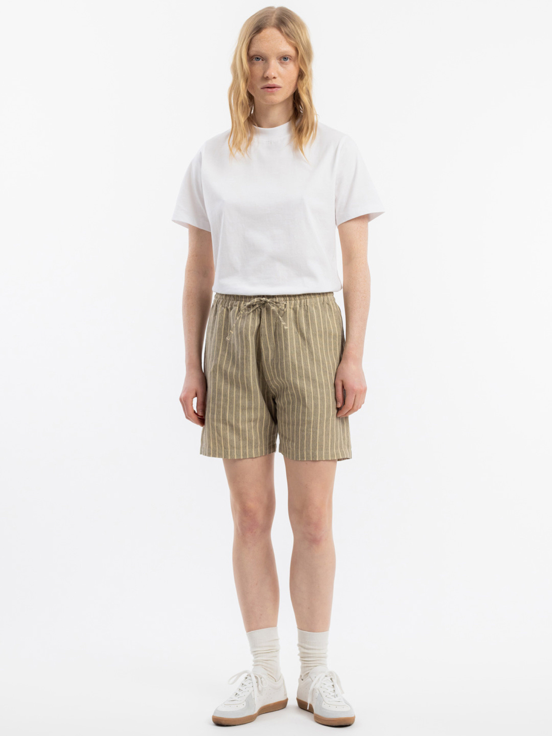 Hose Unisex Everyday Short heavy pinstripe Rotholz