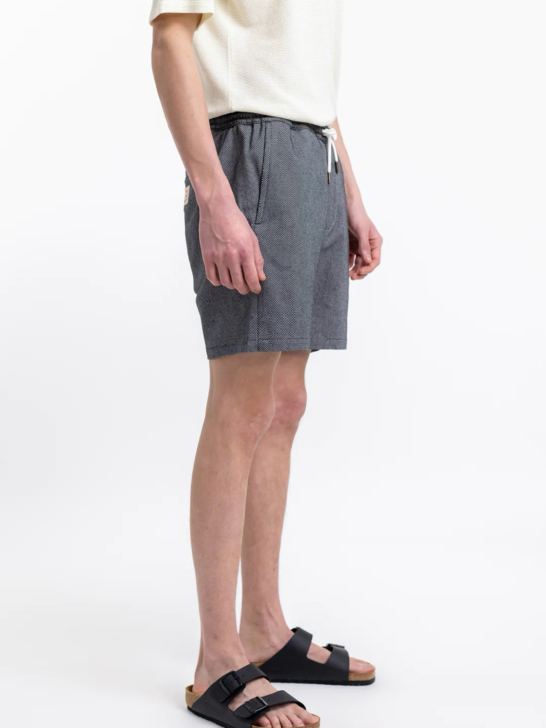 Hose Unisex Everyday Short black check Rotholz