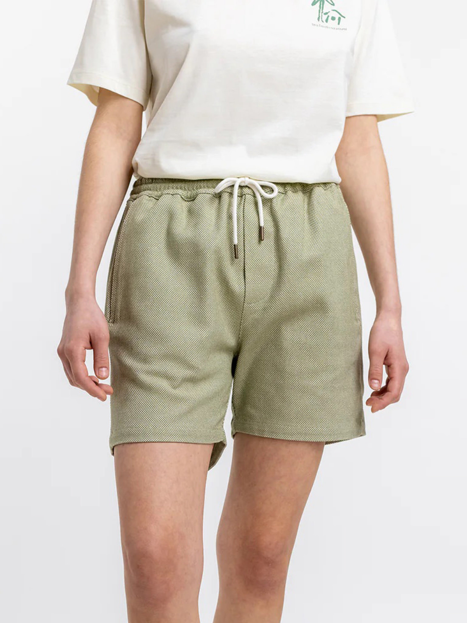 Hose Unisex Everyday Short green check Rotholz