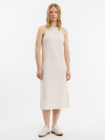 Kleid Knit Summer Dress natural white Rotholz