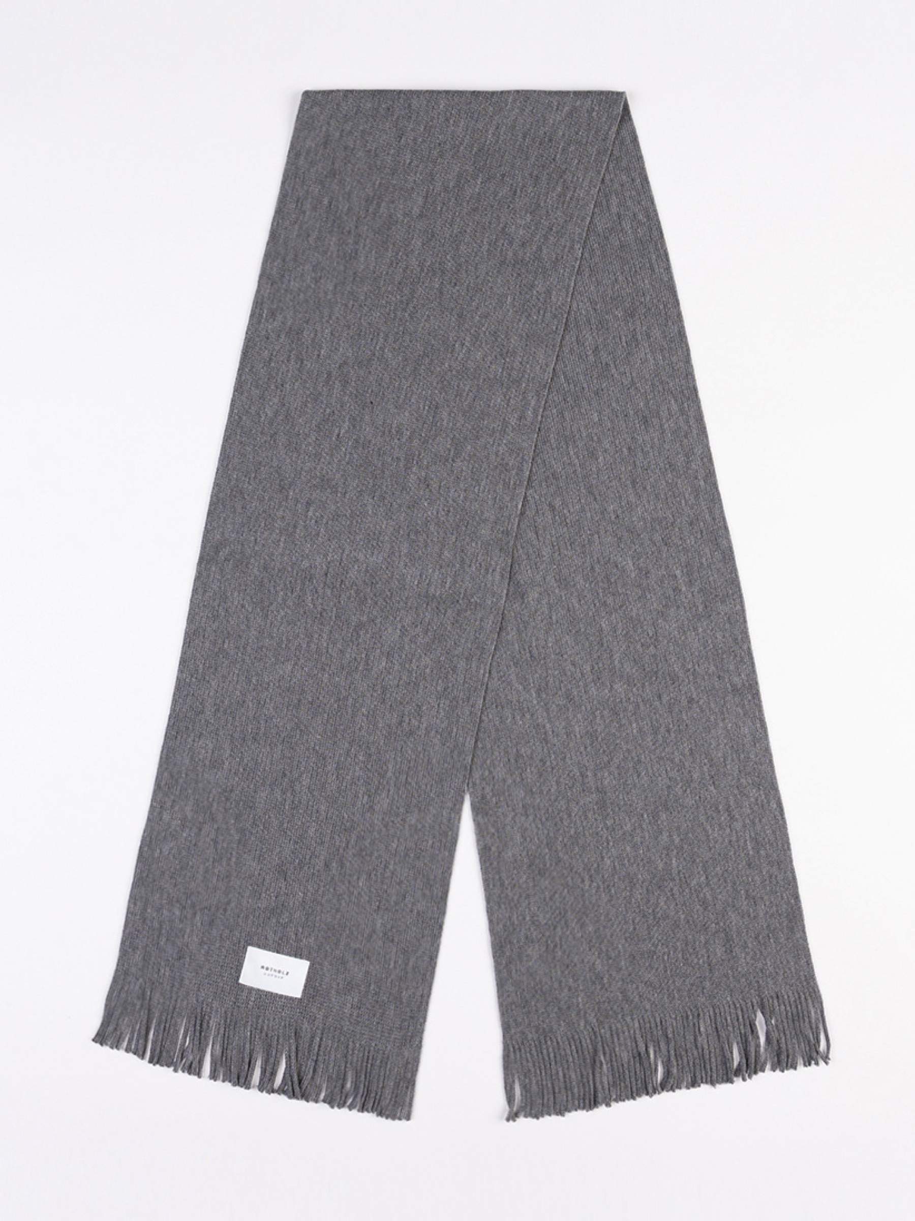 Schal Merino Wool Scarf grey Rotholz