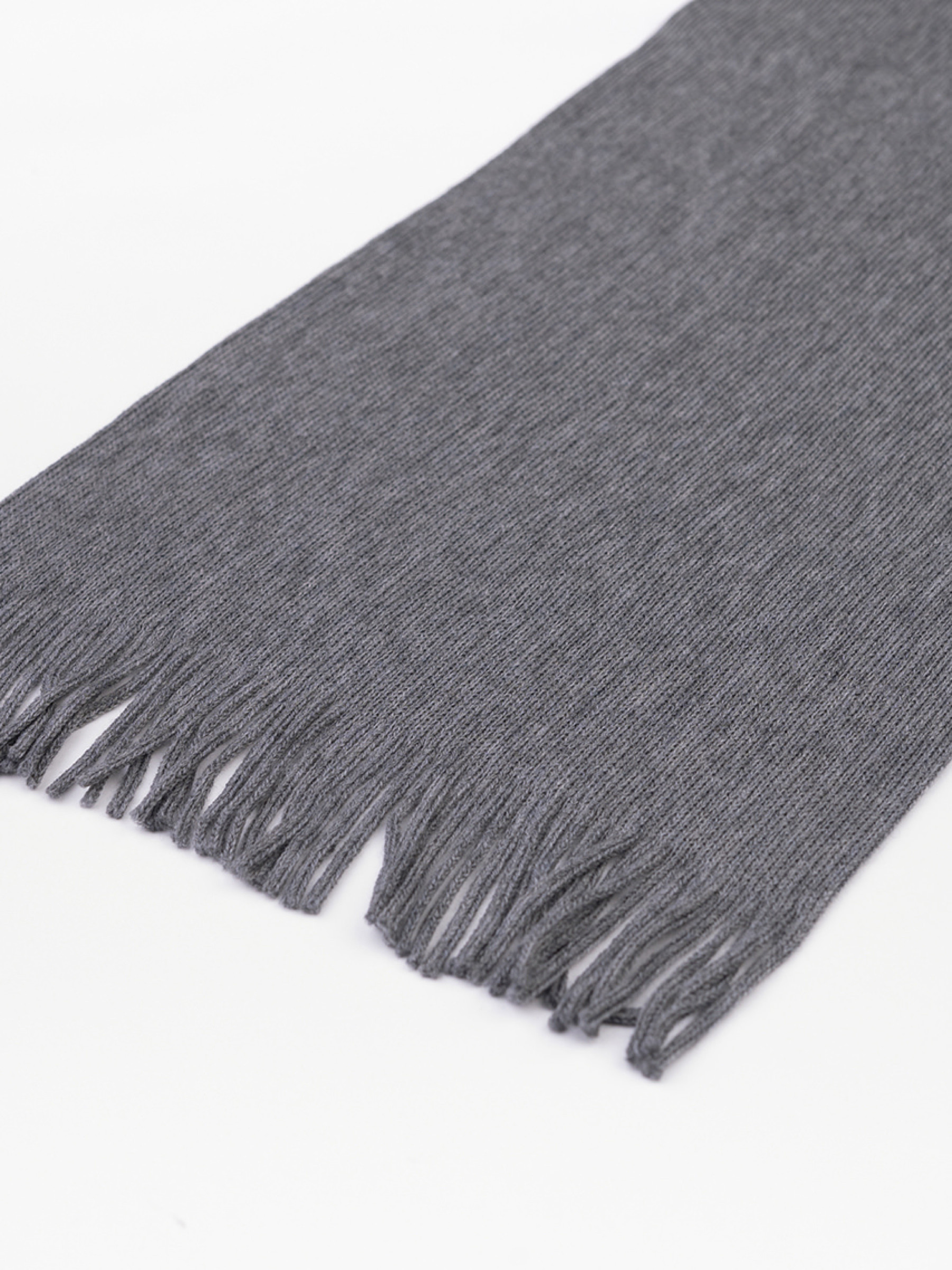 Schal Merino Wool Scarf grey Rotholz