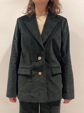 Blazer Anaelle green Sanikai