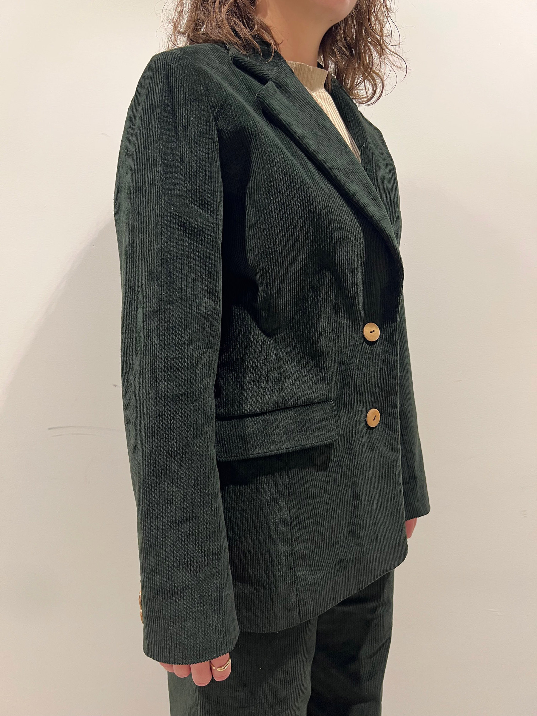 Blazer Anaelle green Sanikai