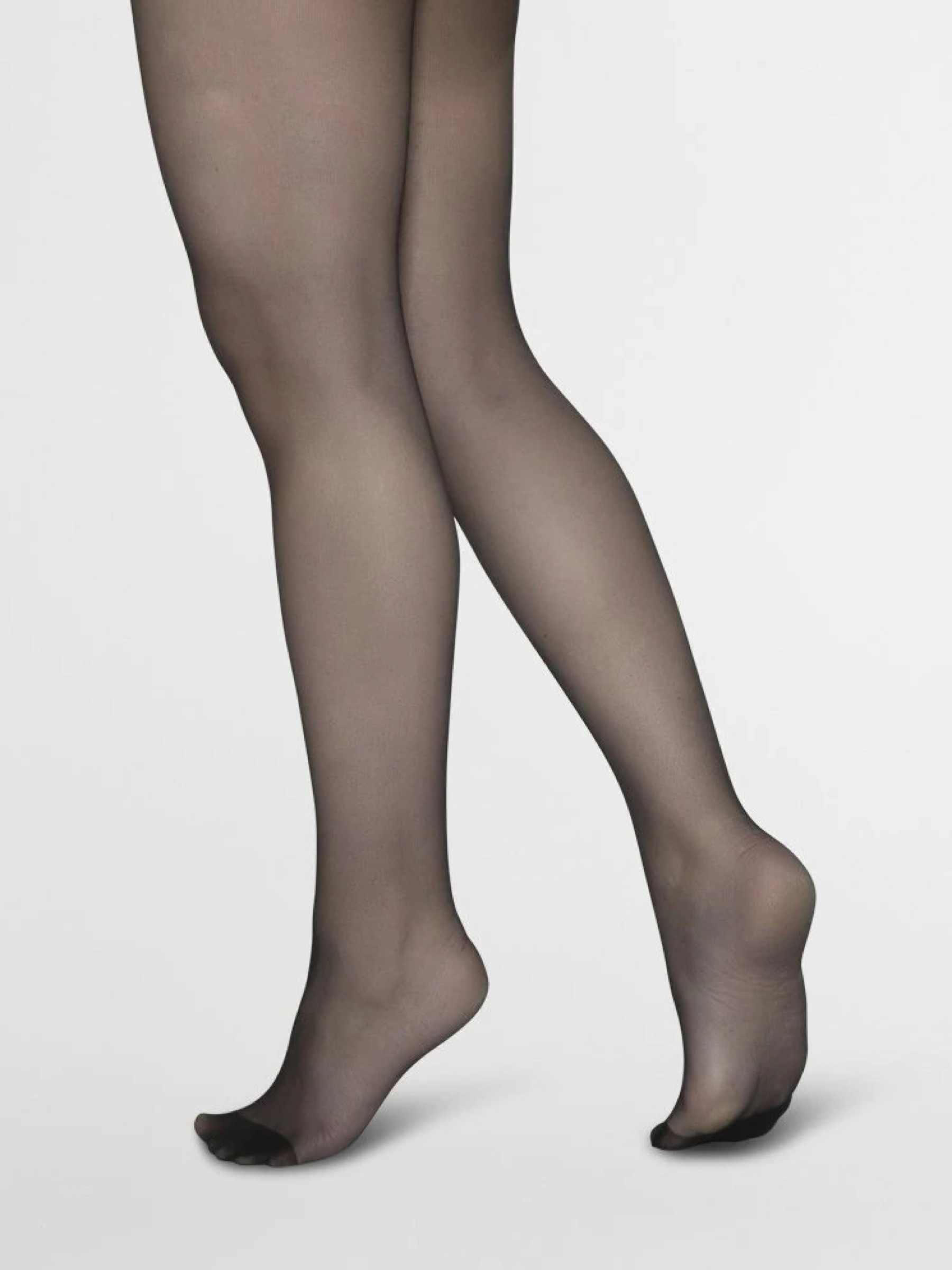 Strümpfe Elin 20 Den black Swedish Stockings