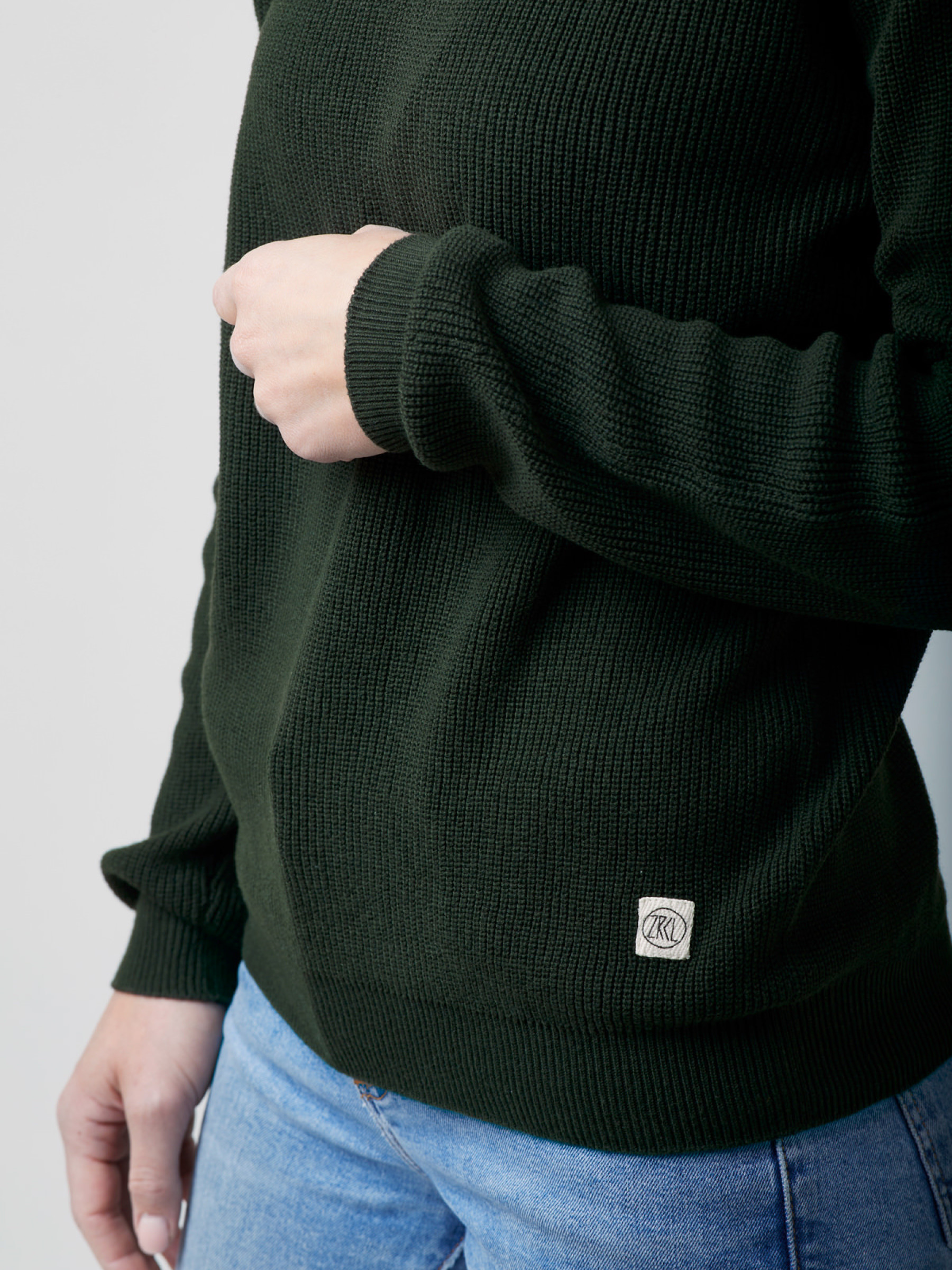 Pullover Alma Sweater Swiss Edition dark green ZRCL