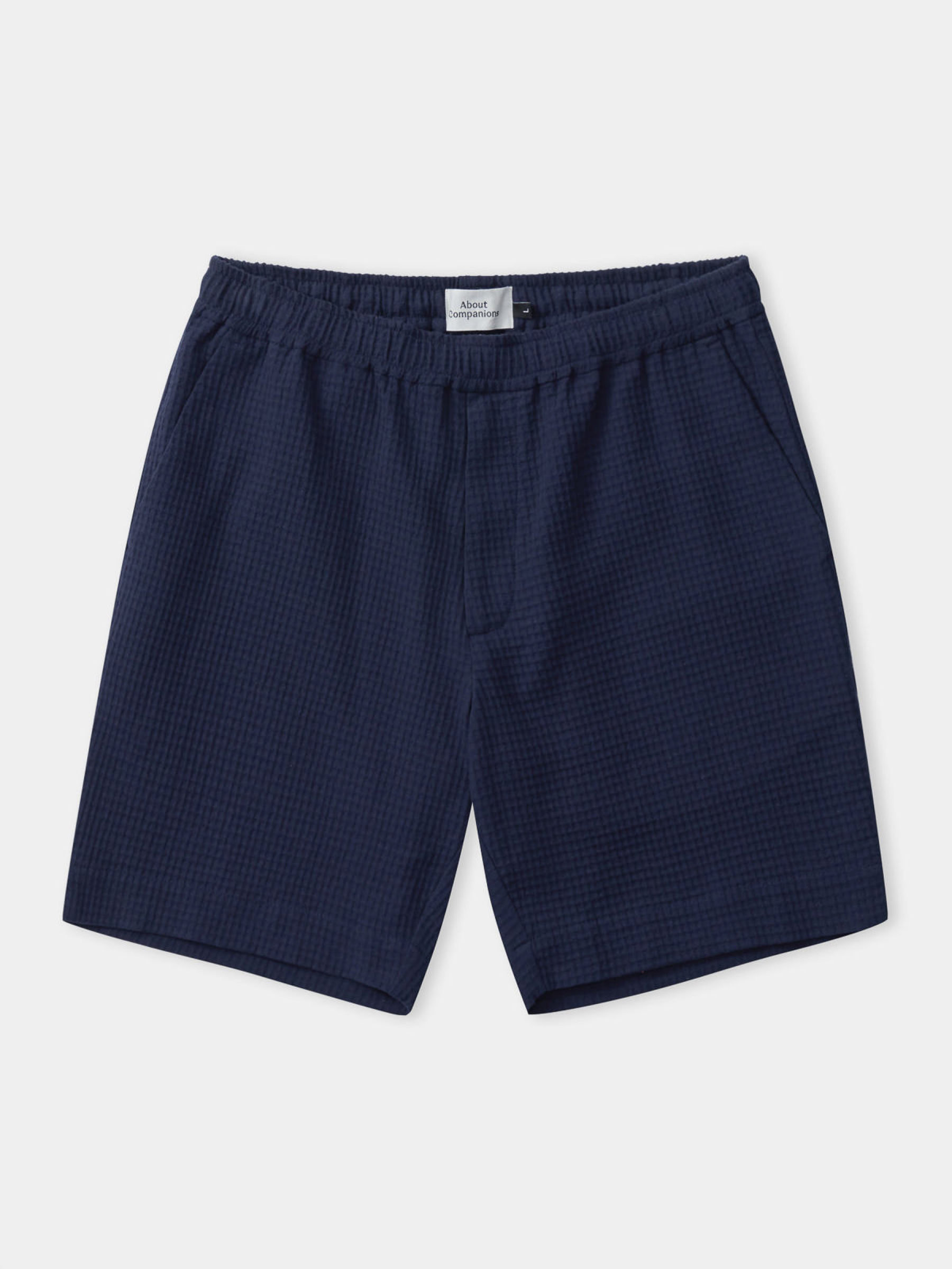 Hose Jim Shorts eco crepe navy About Companions