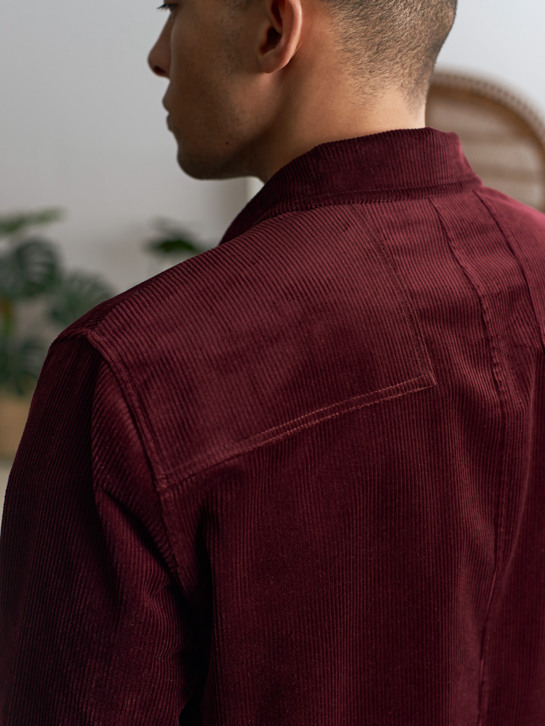 Hemd Owe Overshirt eco corduroy wine About Companions