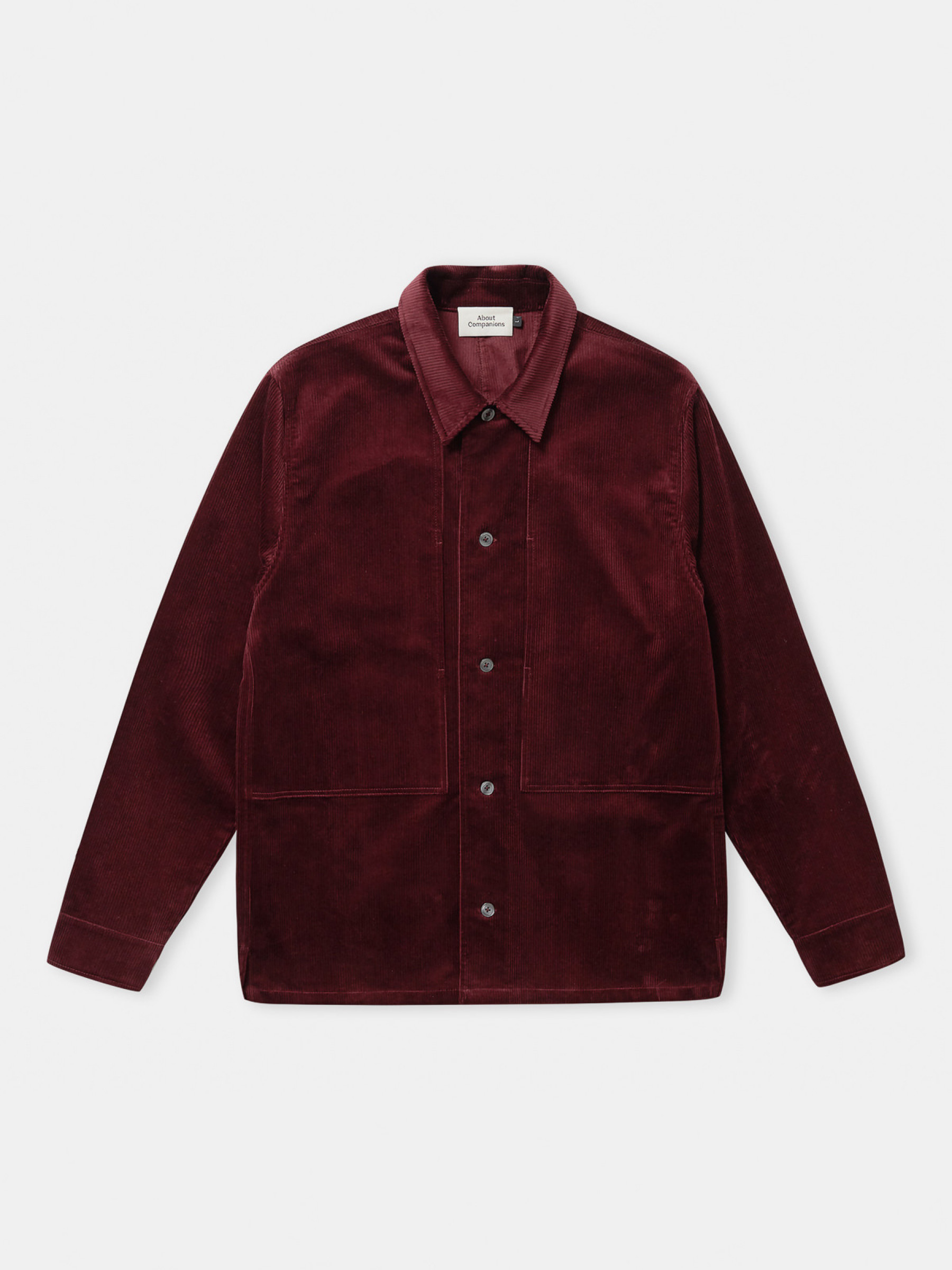 Hemd Owe Overshirt eco corduroy wine About Companions