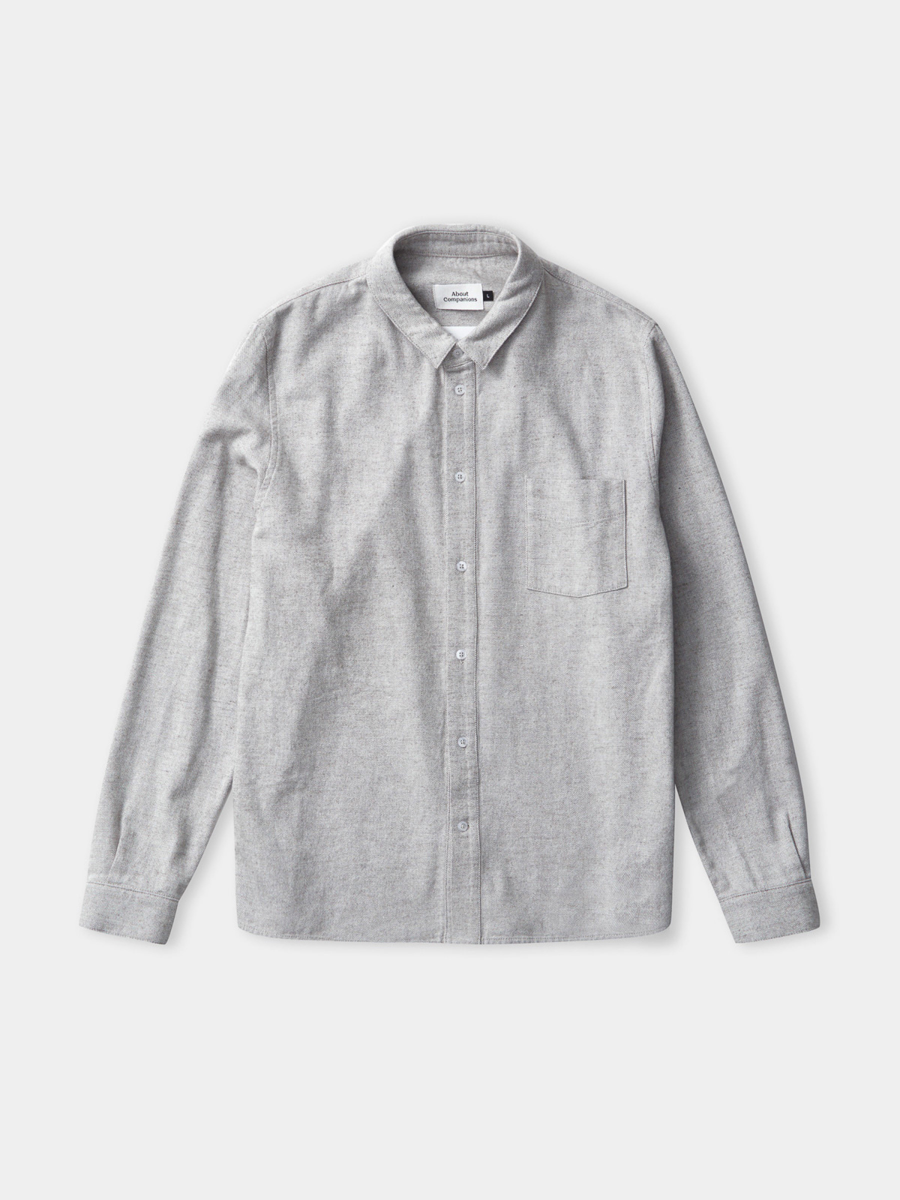 Hemd Simon Shirt eco ash flannel About Companions