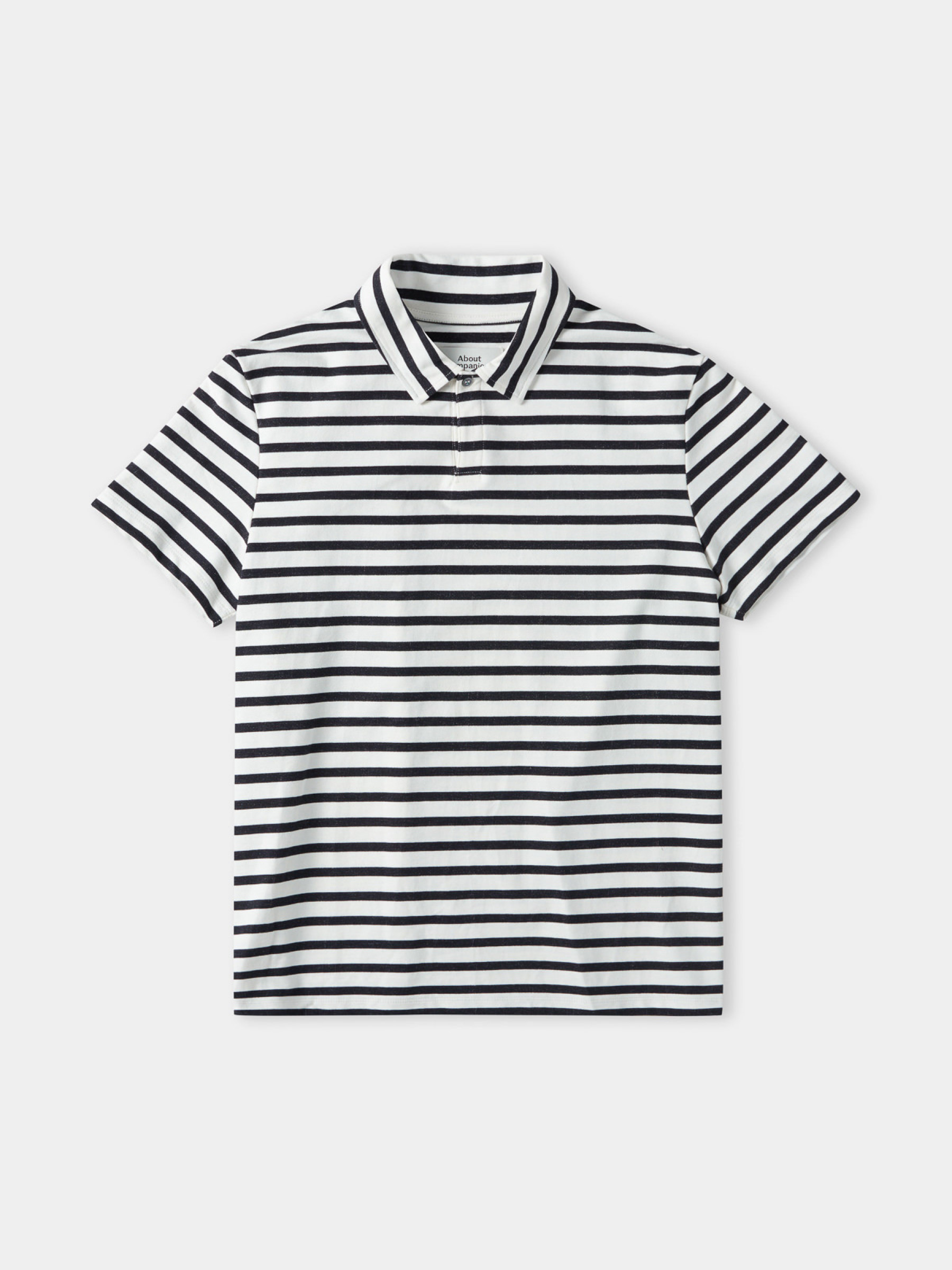 T-Shirt Todd Polo eco striped navy About Companions