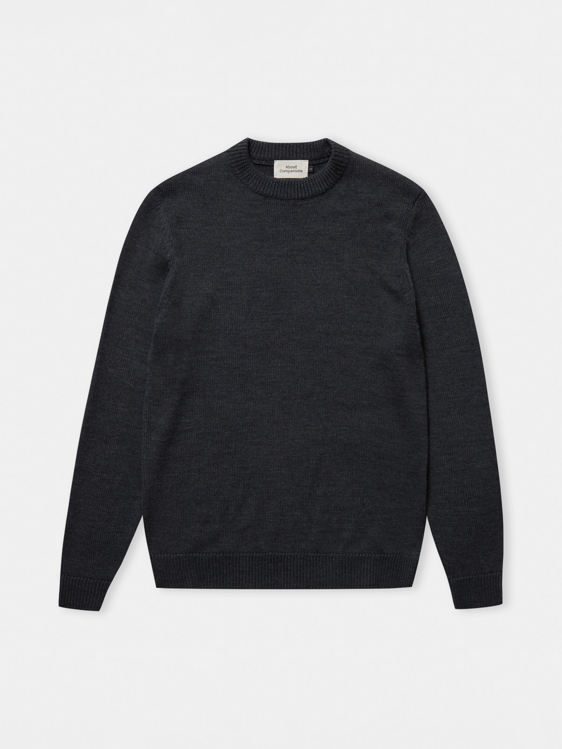 Pullover Morten Jumper eco merino anthracite About Companions