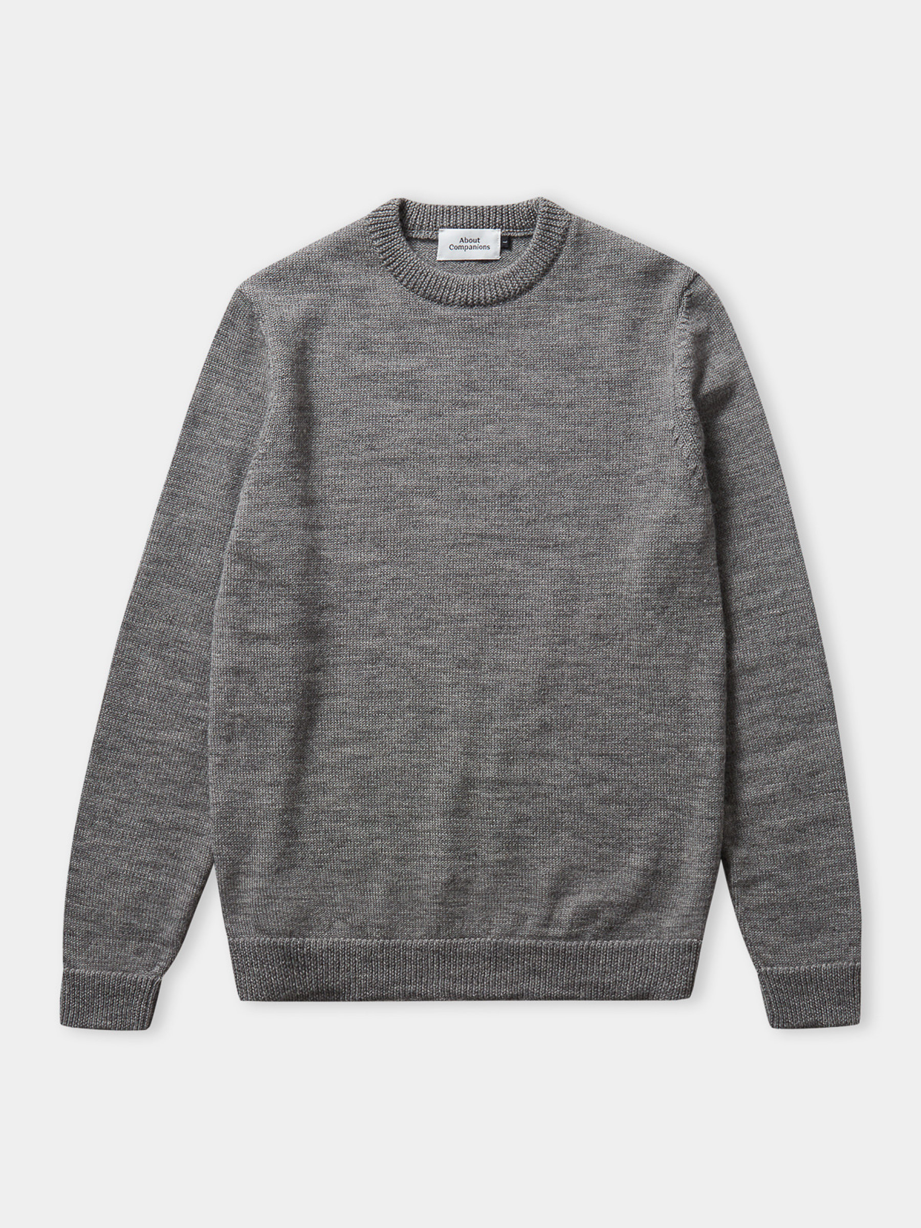 Pullover Morten Jumper eco alpaca undyed grey About Companions