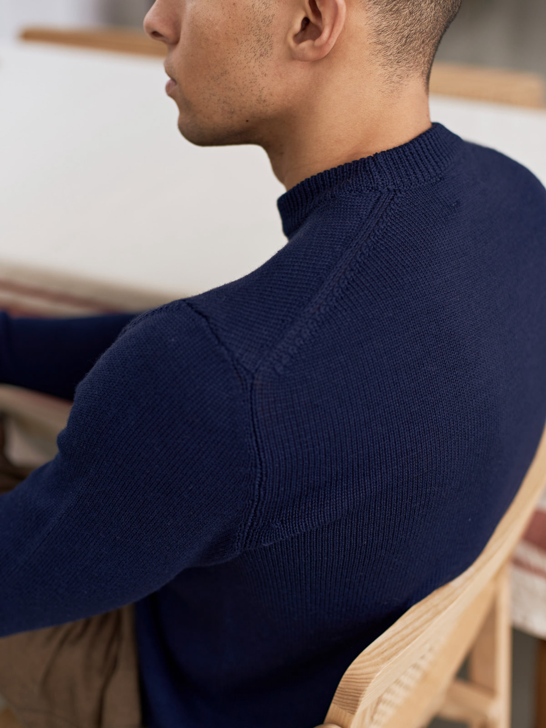 Pullover Morten Jumper eco merino navy About Companions