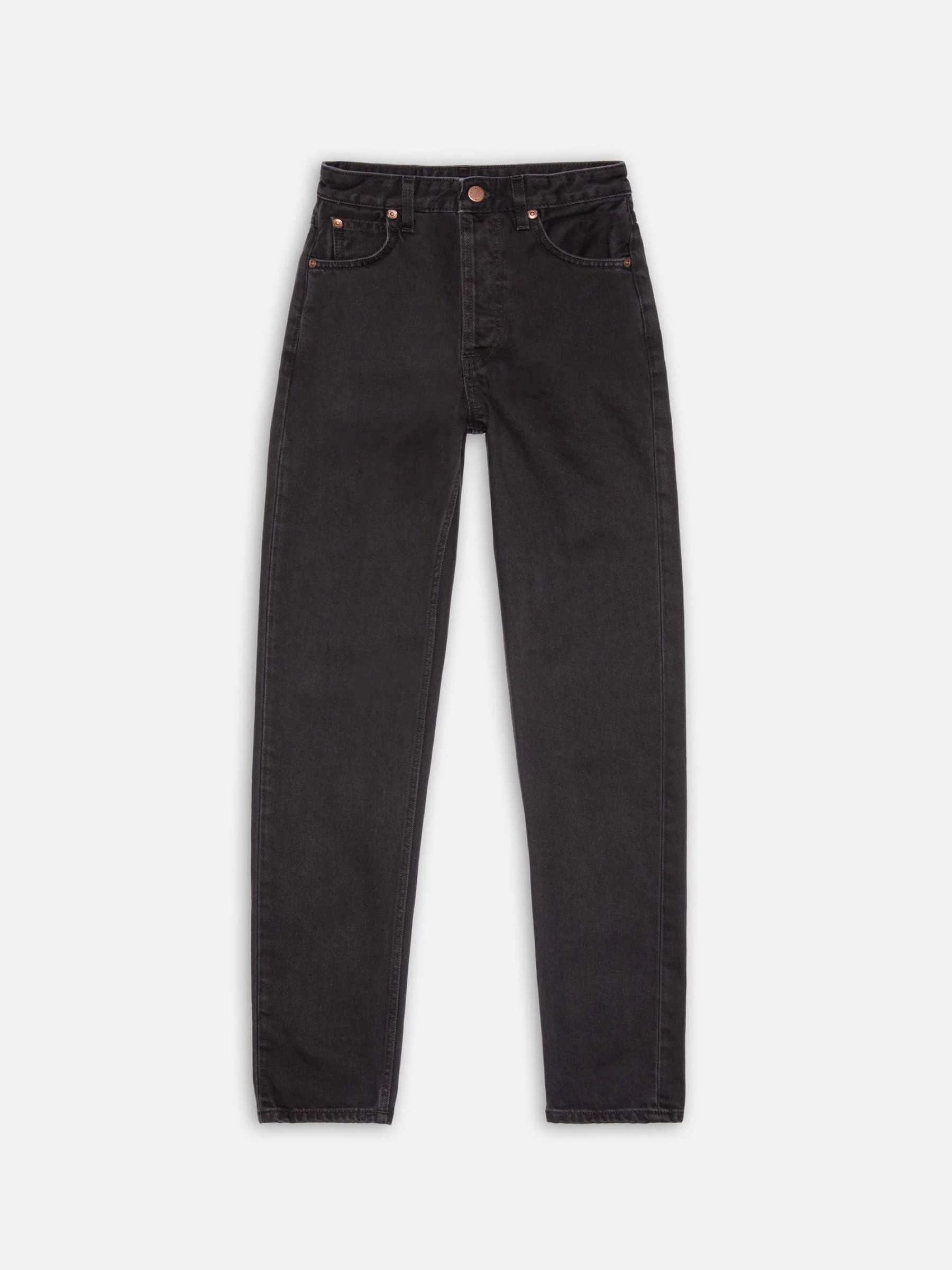 Hose Breezy Britt aged black Nudie Jeans