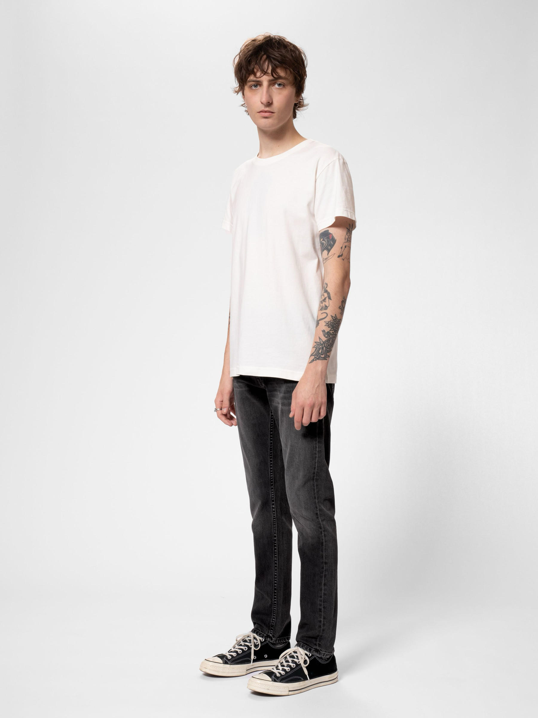 Hose Lean Dean black eyes Nudie Jeans