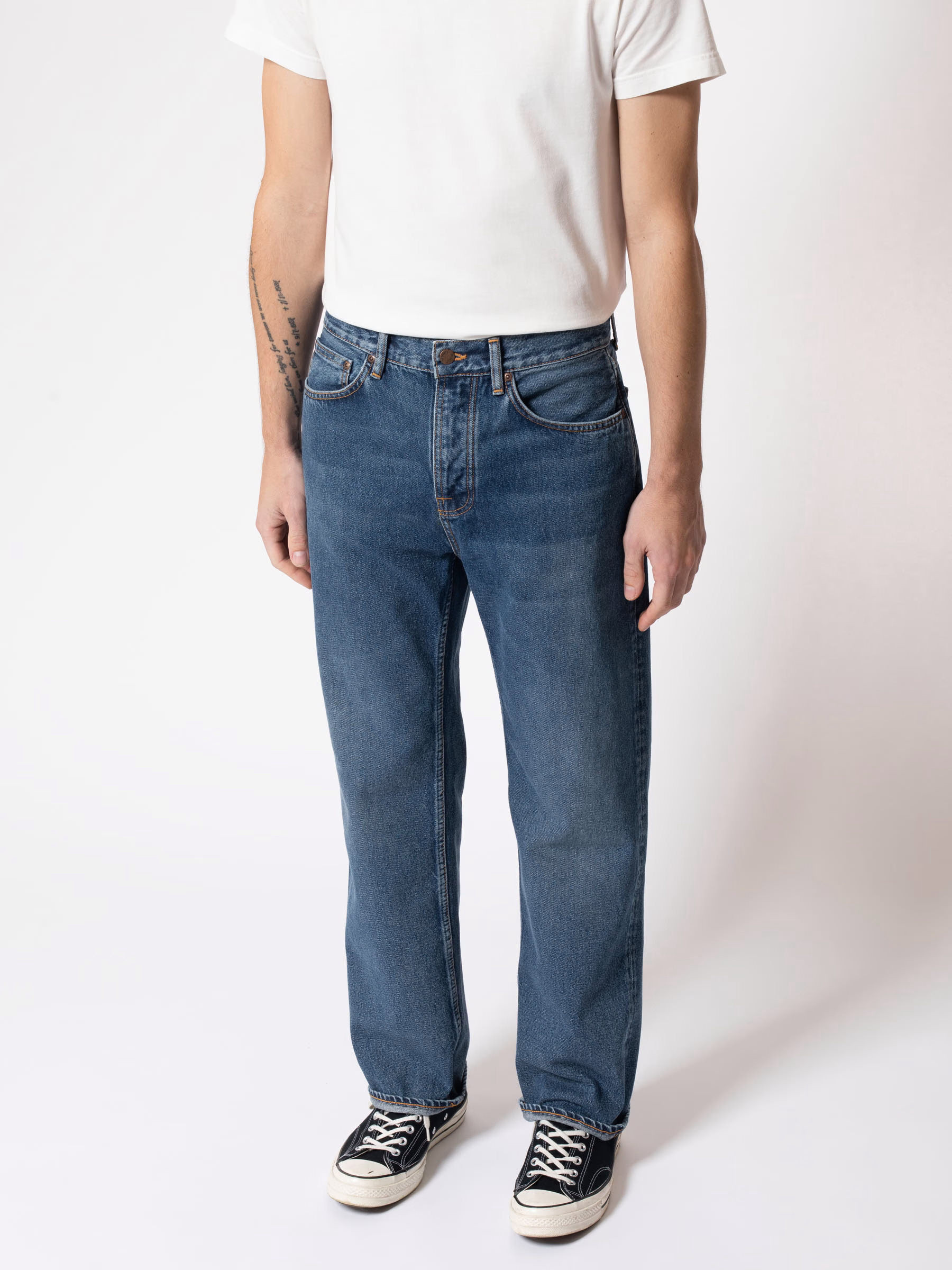 Hose Tuff Tony coastal worn Nudie Jeans