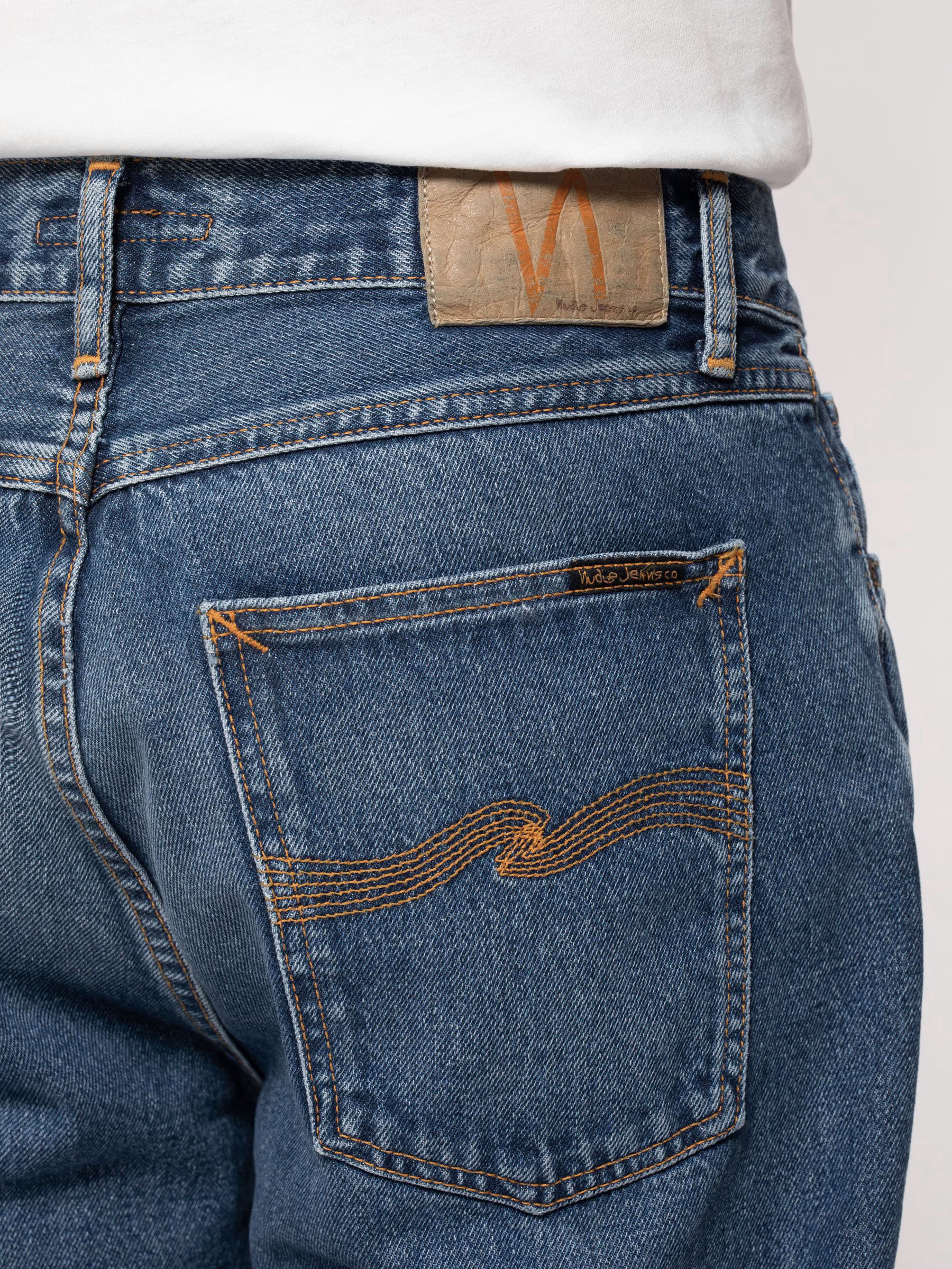 Hose Tuff Tony coastal worn Nudie Jeans