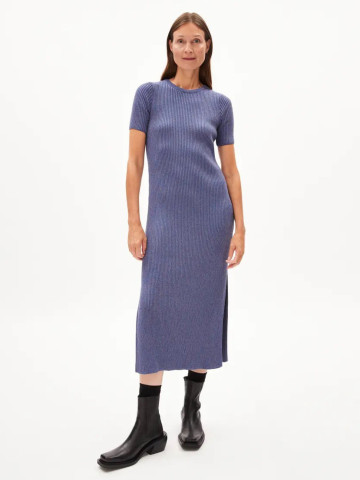 Kleid Elainaas dynamo blue-undyed Armedangels