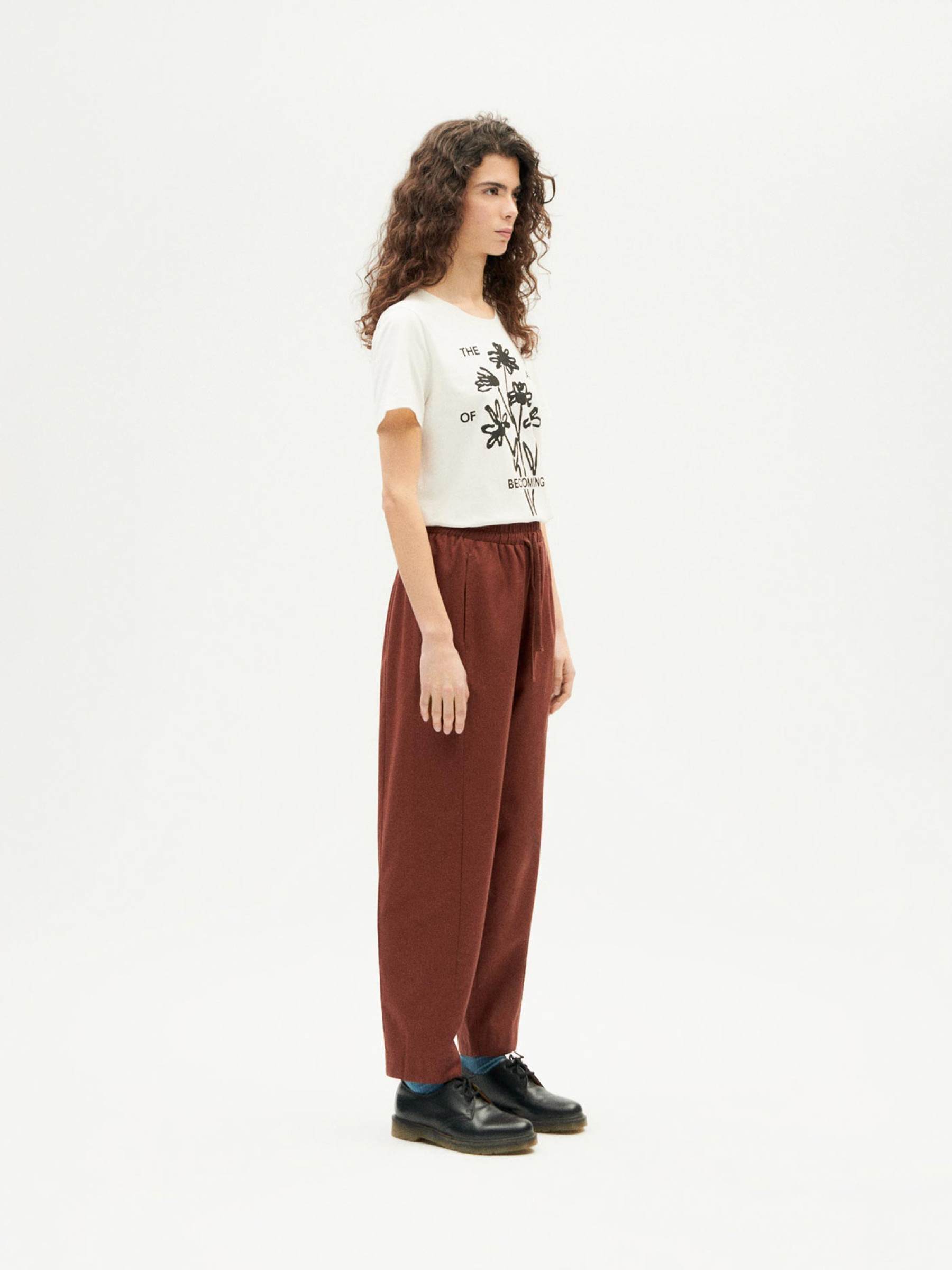 Hose Esther Pants coffee Thinking Mu