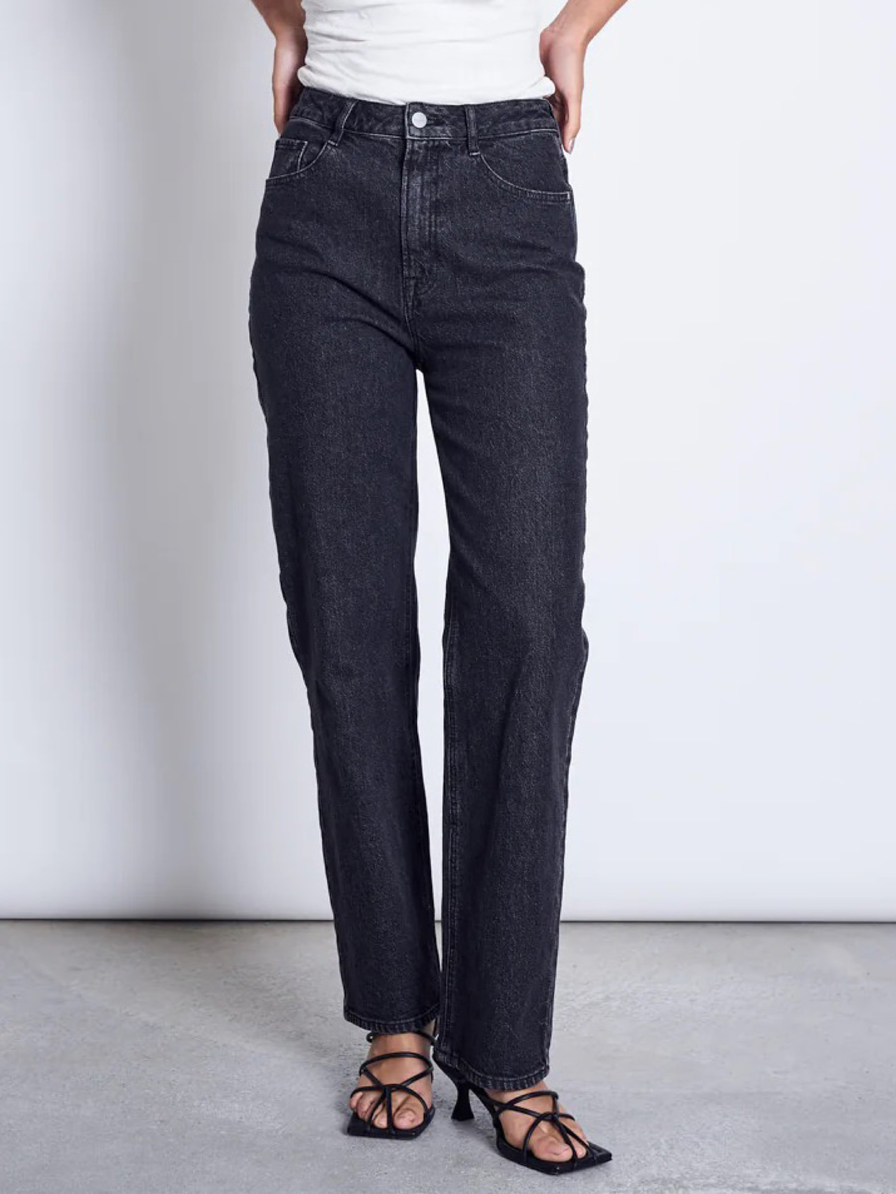 Hose Jeans Alba faded black Jan 'n June