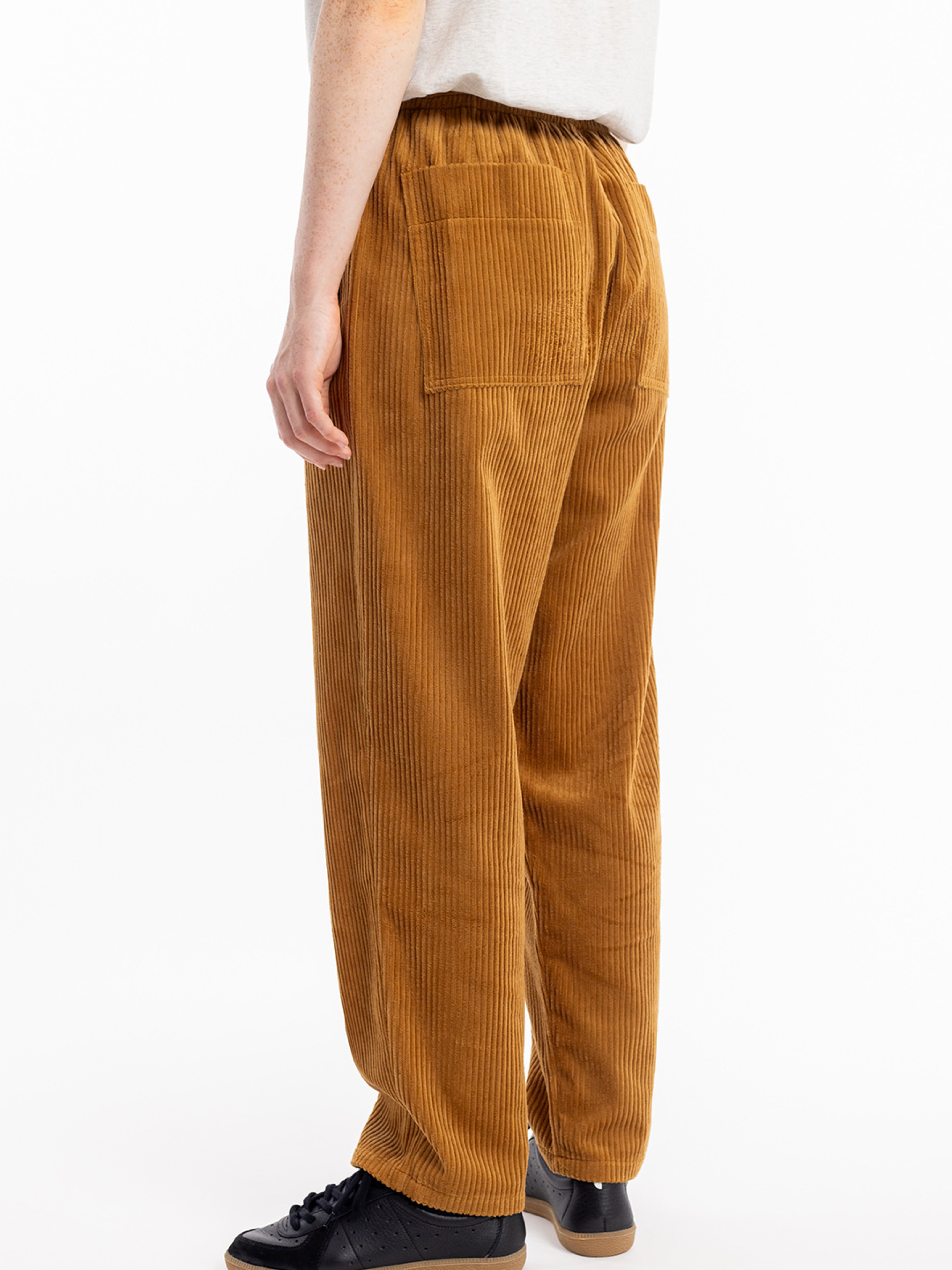 Hose Cord Wide Pant toffee Rotholz