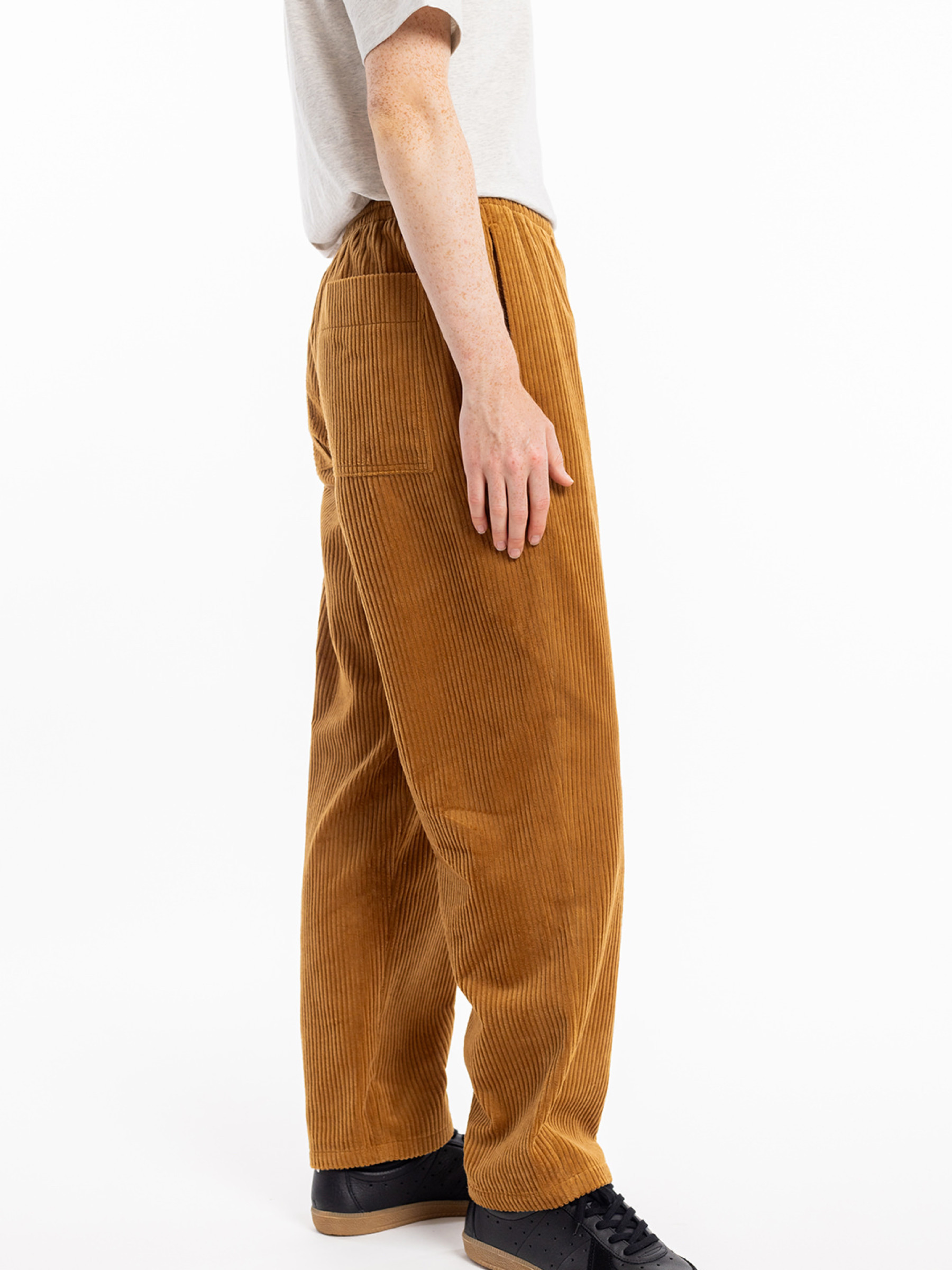 Hose Cord Wide Pant toffee Rotholz