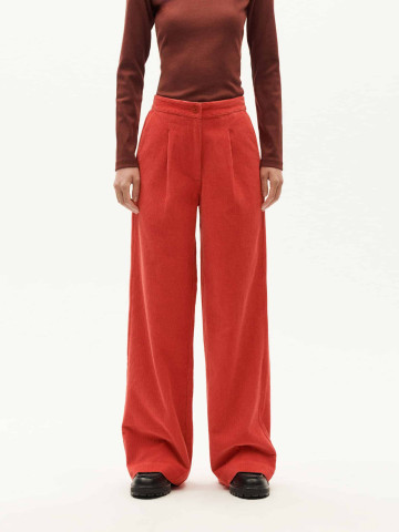 Hose Manolita Pants goji corduroy Thinking Mu