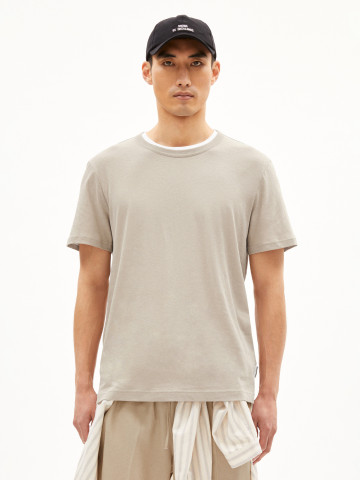 T-Shirt Kolmaaro Linen Armedangels sand stone