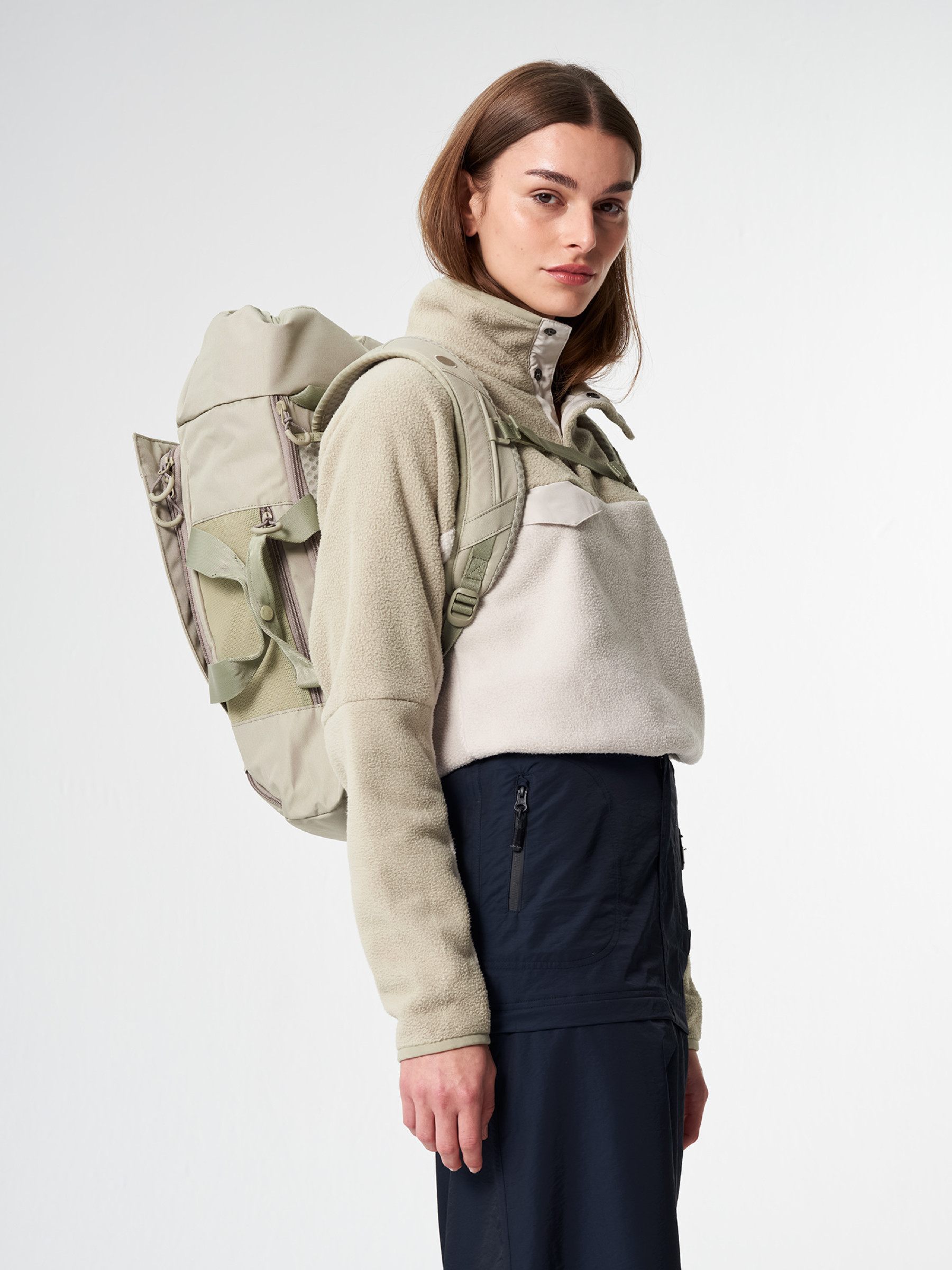 Rucksack Blok Medium reed olive pinqponq