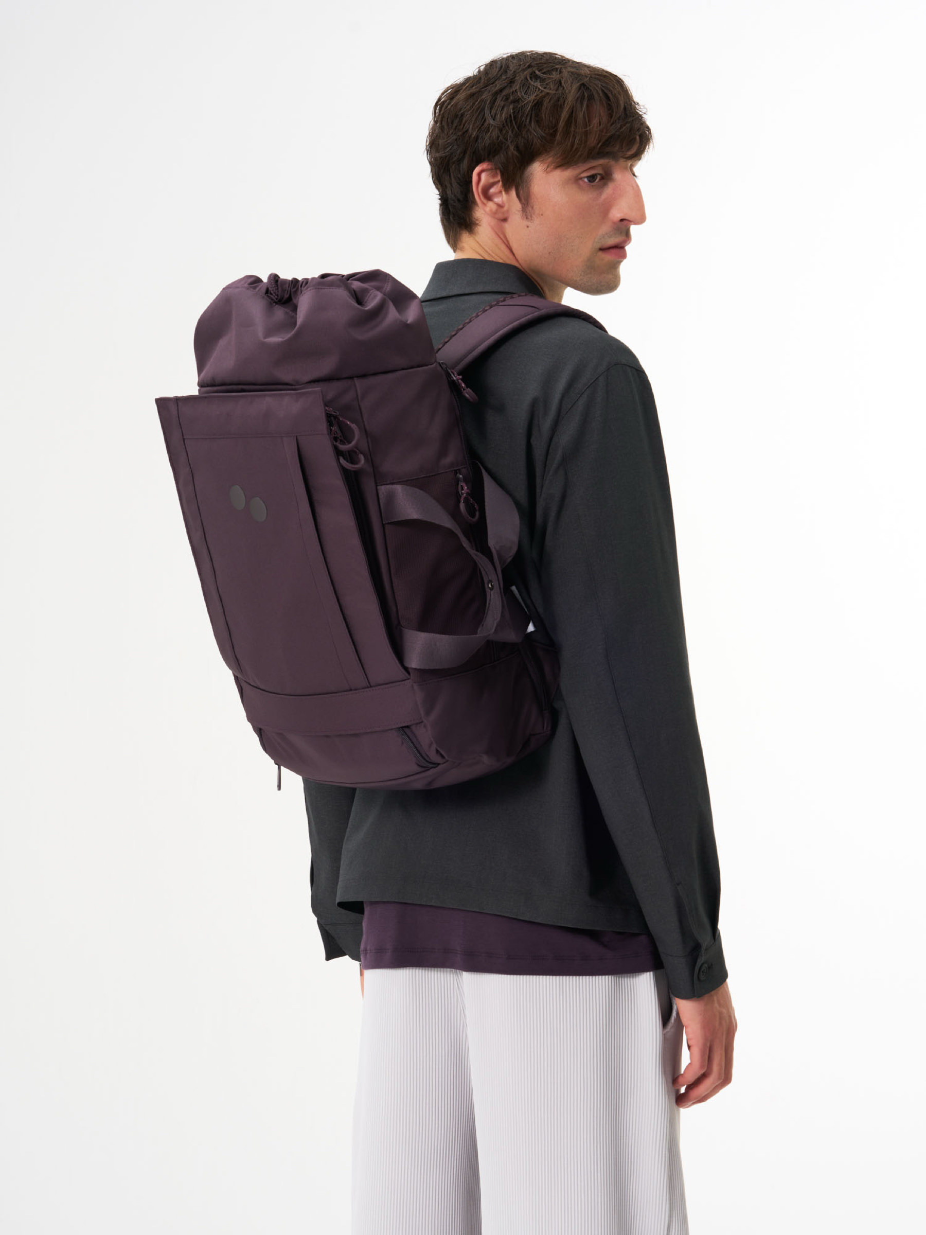 Rucksack Blok Medium midnight plum pinqponq