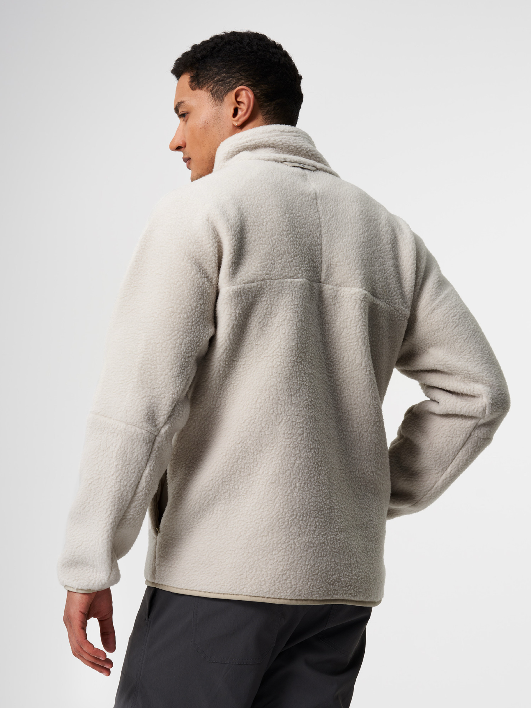 Jacke Fleece Men Unisex cliff beige pinqponq